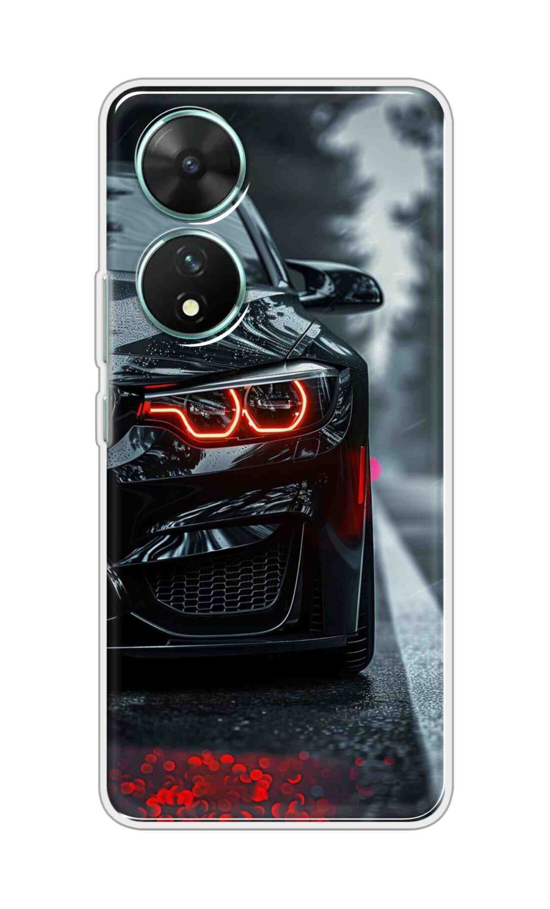 Coberta Back Cover For Vivo T2 5G Back Cover Stylish Case - Black Car Design D16542