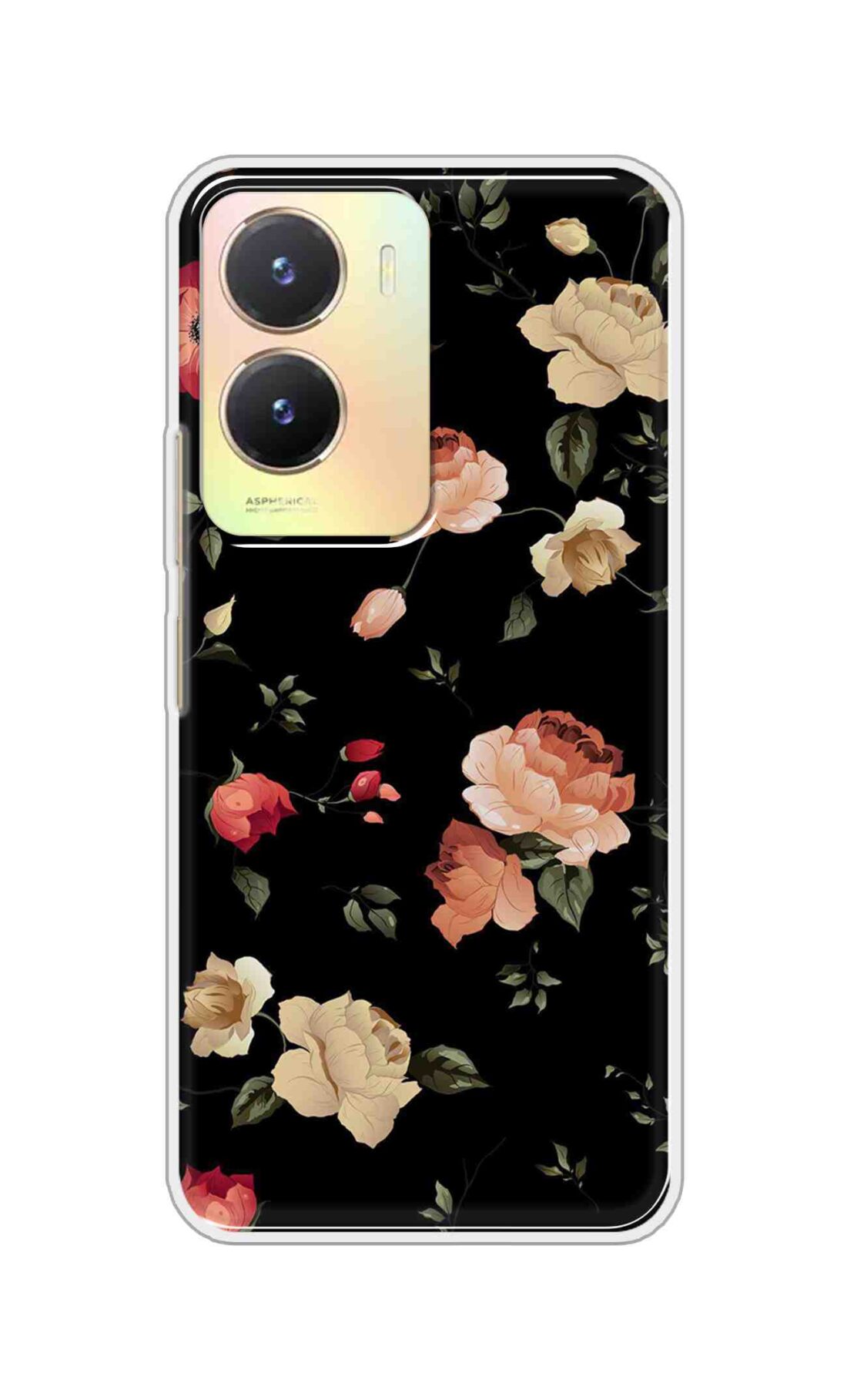 Coberta Back Cover For Vivo T2x 5G Back Cover Stylish Case - Bright Flowers Design D11411