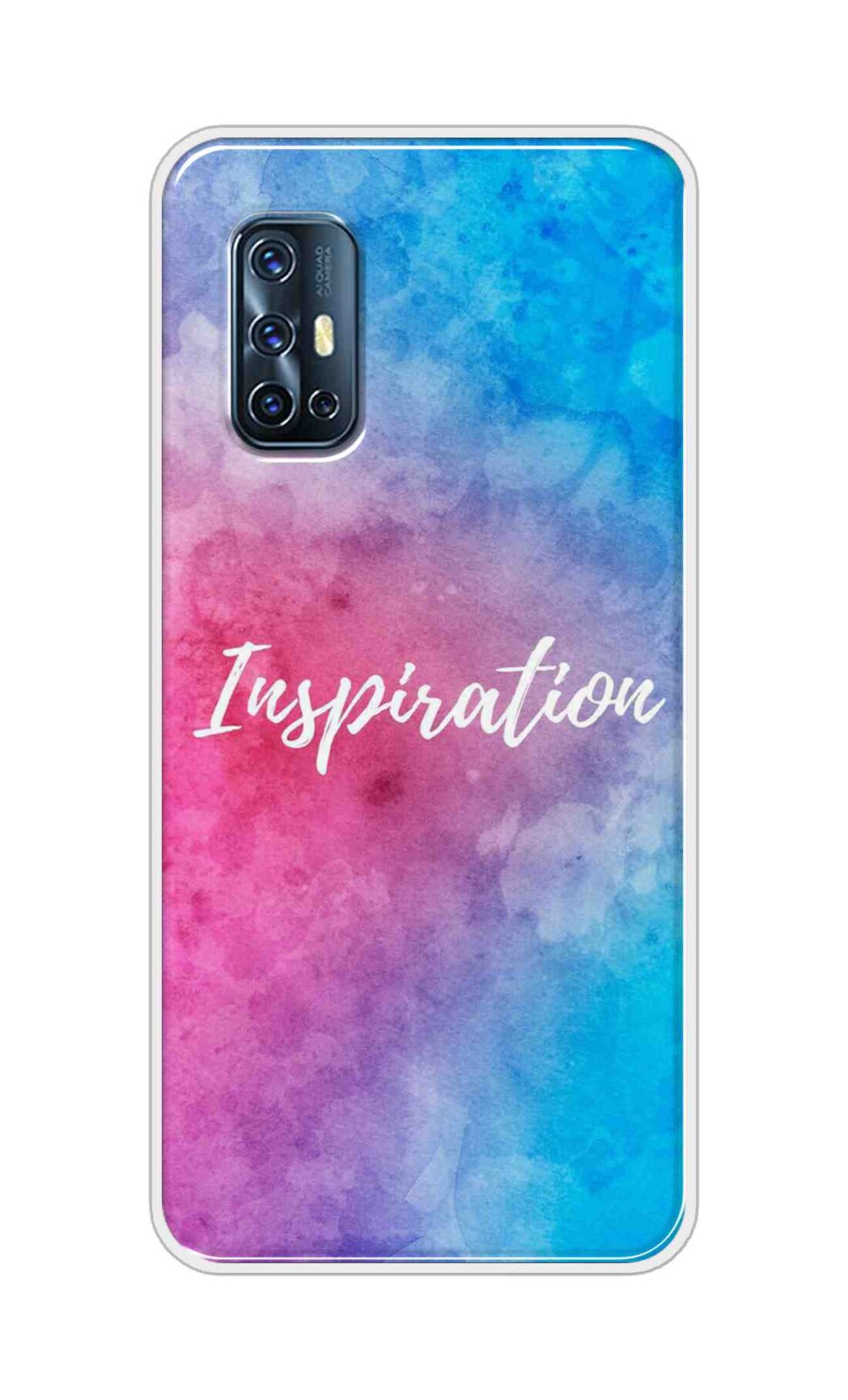 Coberta Back Cover For Vivo V17 Back Cover Stylish Case - Inspiration in Blue and Pink Design D16051