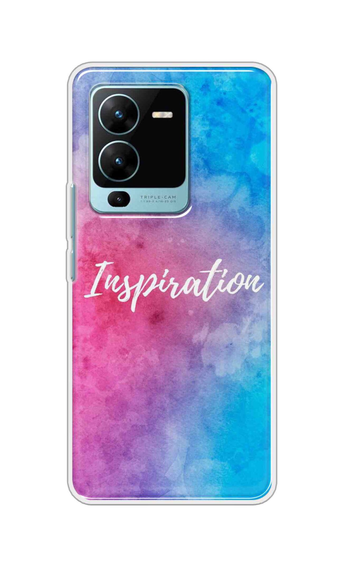 Coberta Back Cover For Vivo V25 Pro 5G Back Cover Stylish Case - Inspiration in Blue and Pink Design D16051