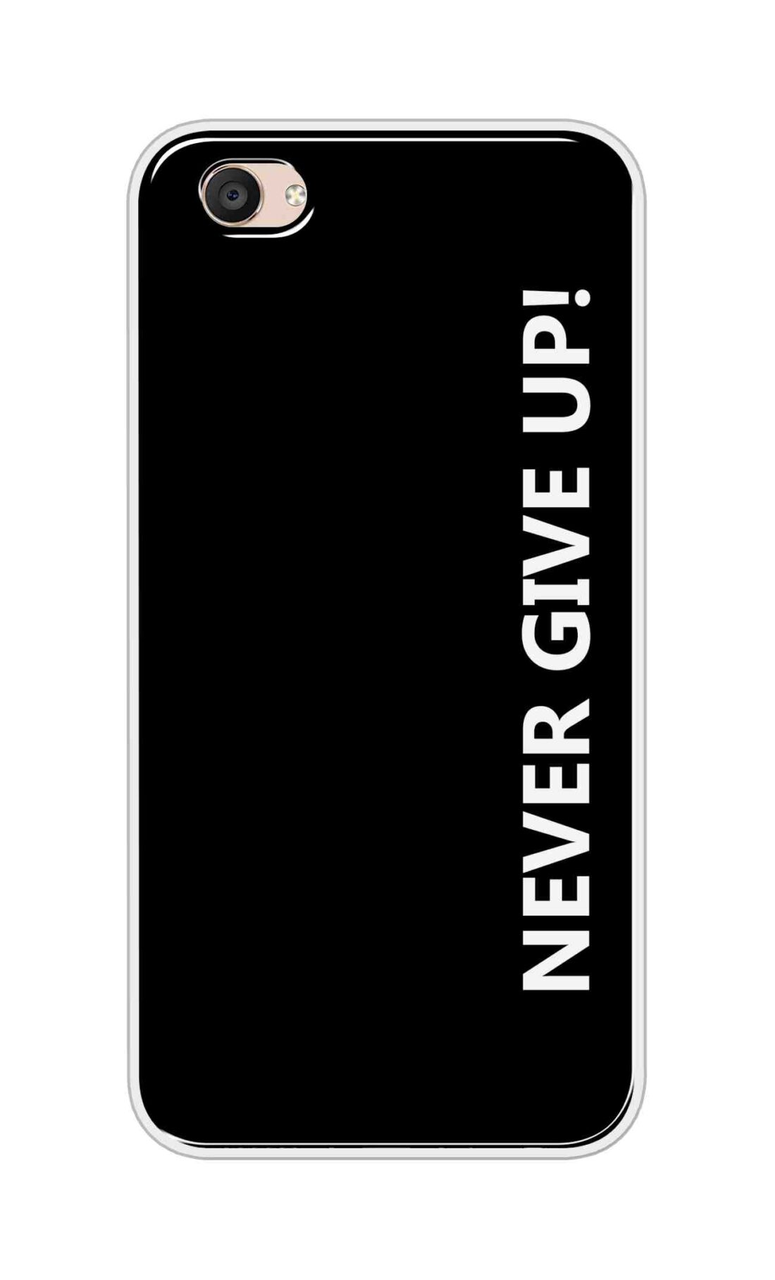 Coberta Back Cover For Vivo V5 Plus Back Cover Stylish Case - Never Give Up in Black Design D16656