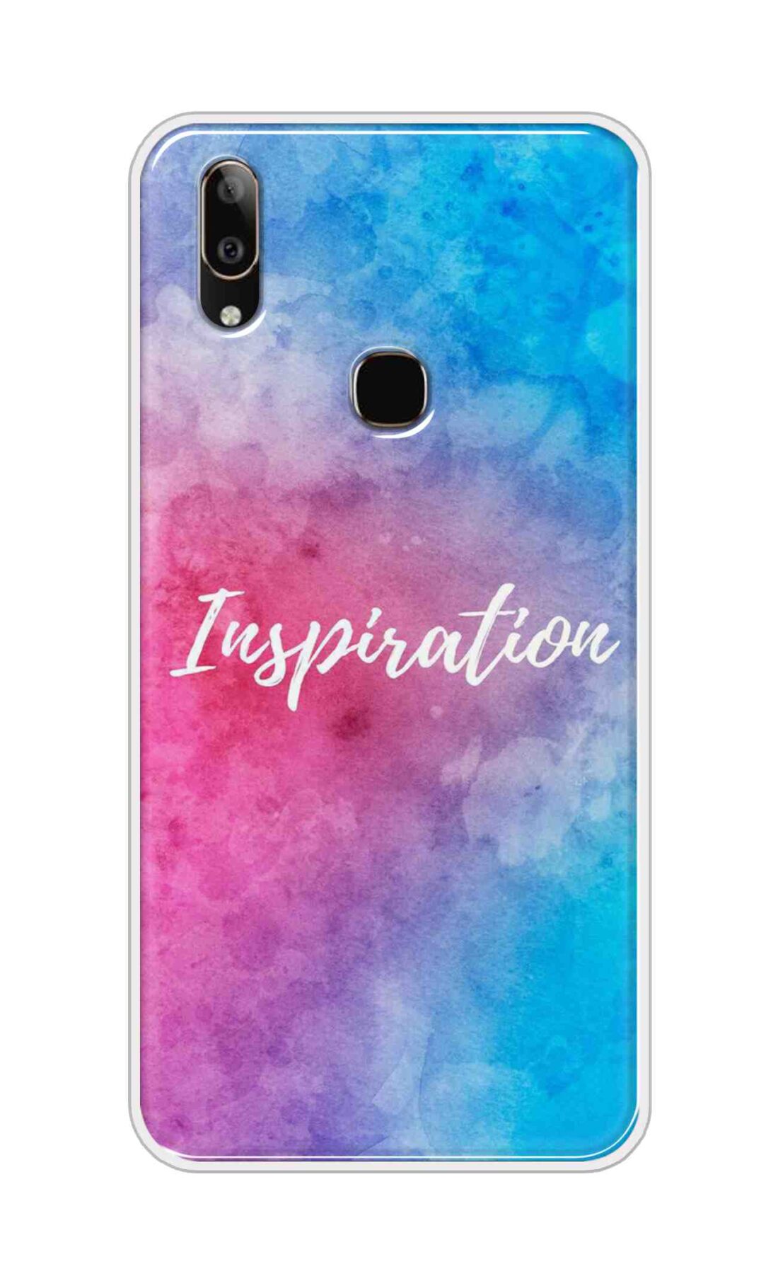 Coberta Back Cover For Vivo V9 Youth Back Cover Stylish Case - Inspiration in Blue and Pink Design D16051