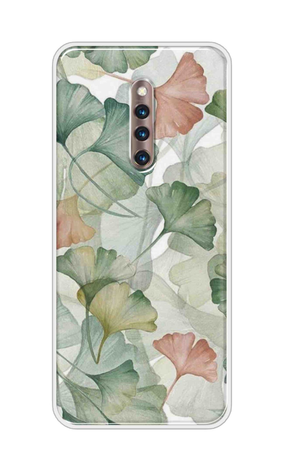 Coberta Back Cover For Vivo X27 Pro Back Cover Stylish Case - Asthetic Leaves Pattern D14954