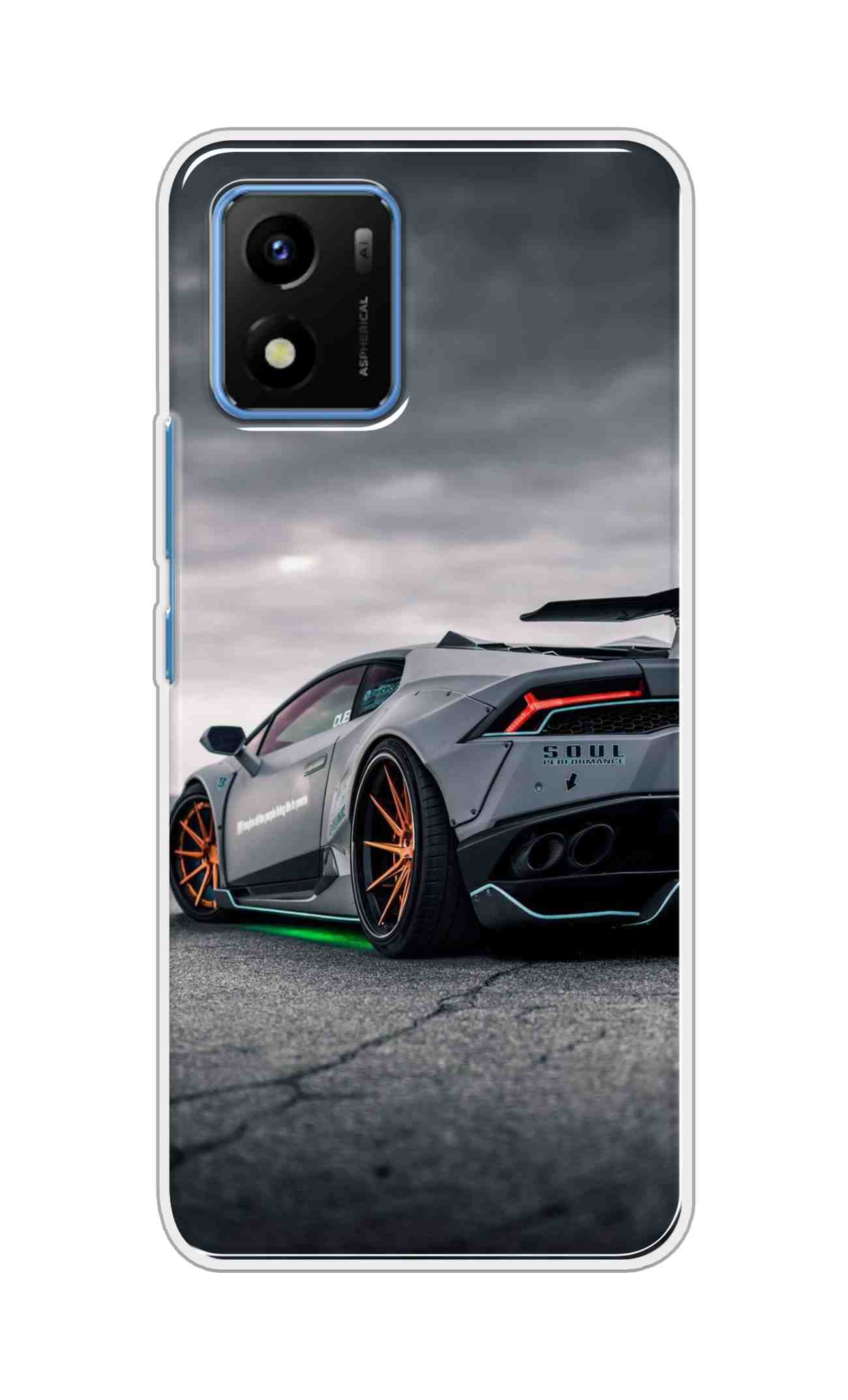 Coberta Back Cover For Vivo Y01 Back Cover Stylish Case - Modified Car Design D16538