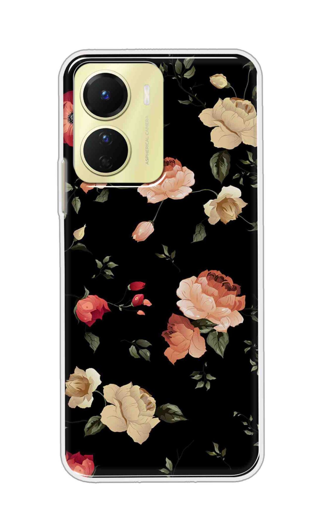 Coberta Back Cover For Vivo Y16 Back Cover Stylish Case - Bright Flowers Design D11411