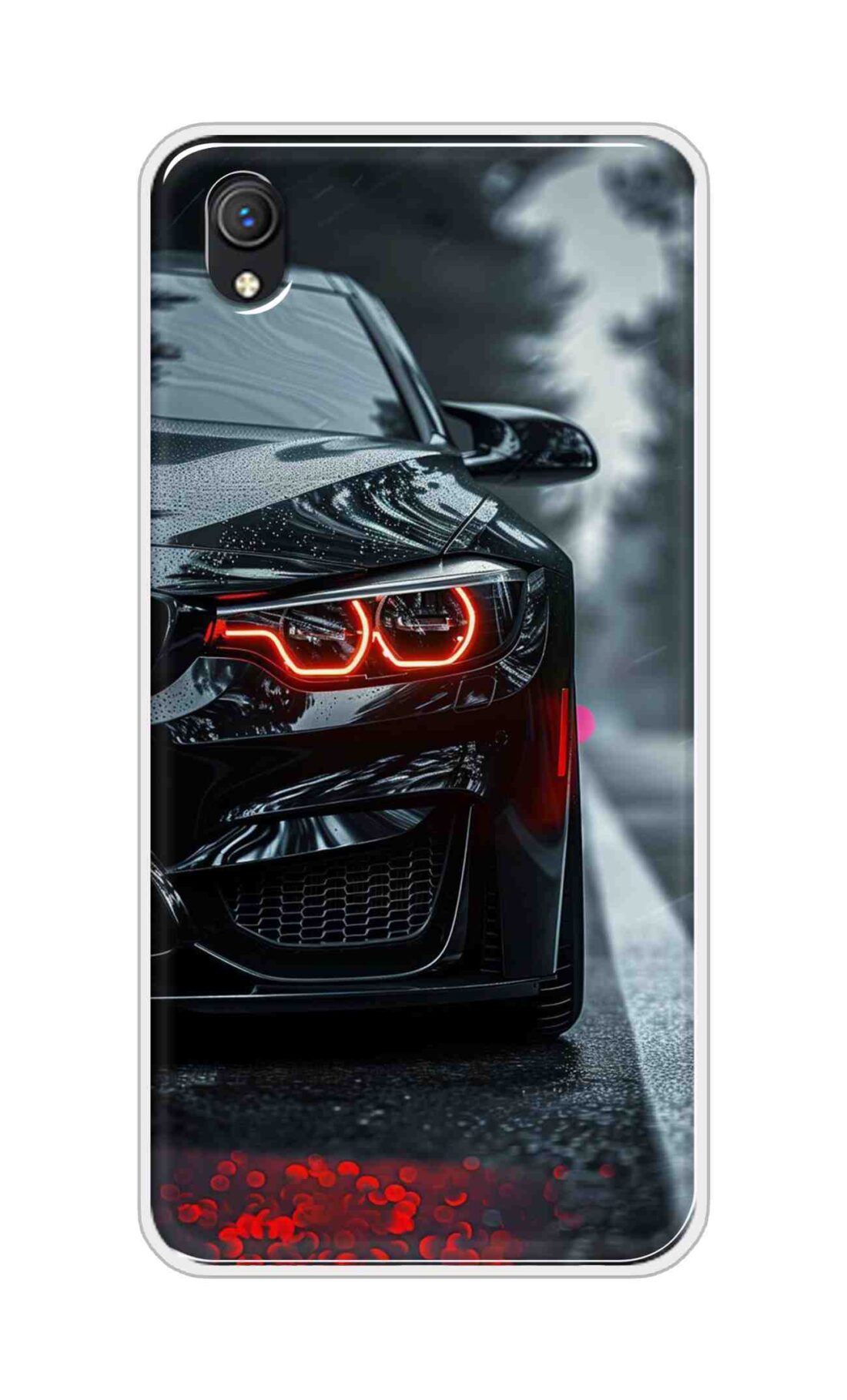 Coberta Back Cover For Vivo Y1s Back Cover Stylish Case - Black Car Design D16542
