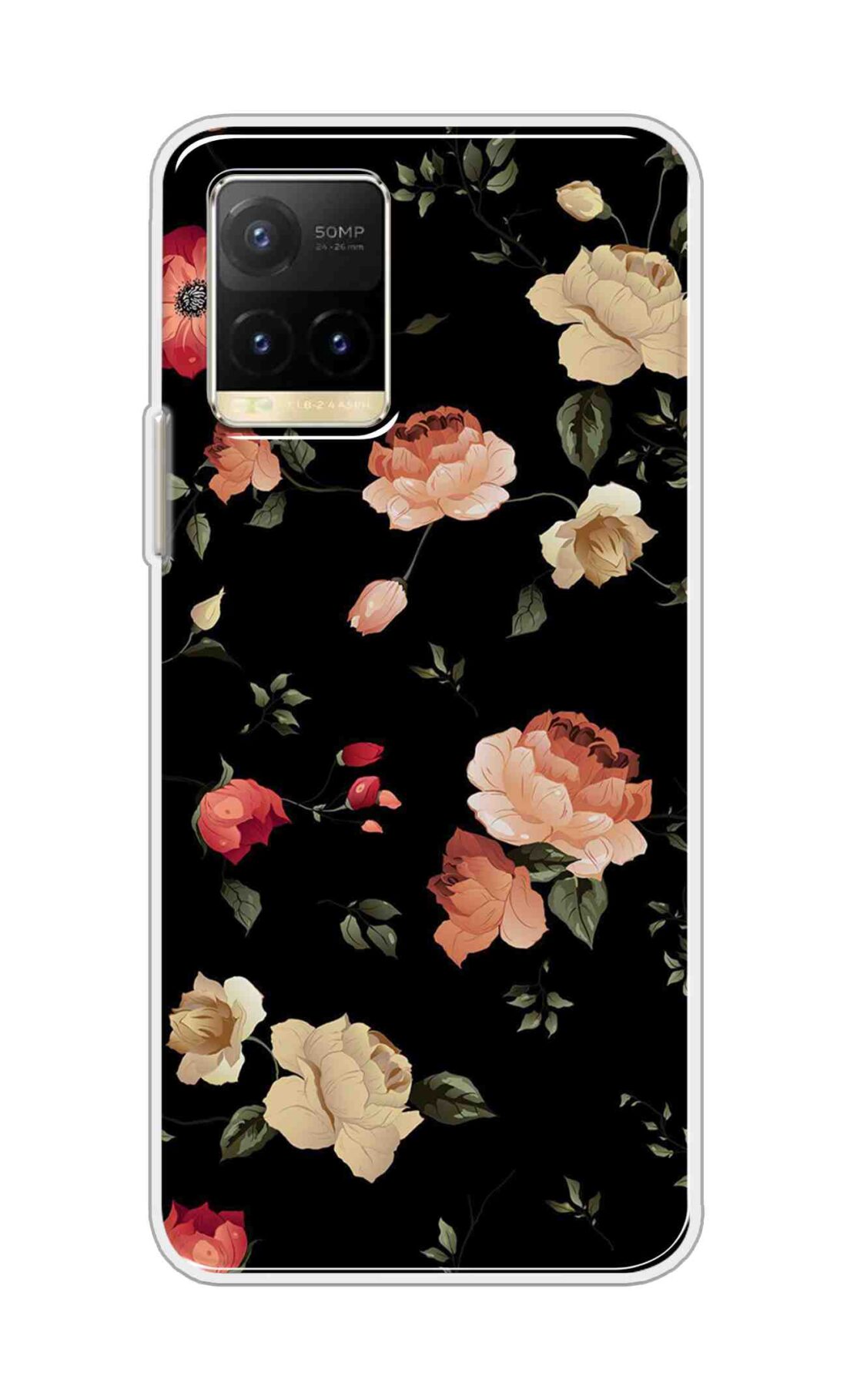 Coberta Back Cover For Vivo Y33T Back Cover Stylish Case - Bright Flowers Design D11411