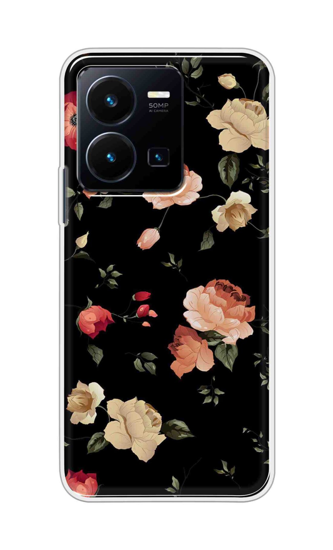 Coberta Back Cover For Vivo Y35 2022 Back Cover Stylish Case - Bright Flowers Design D11411
