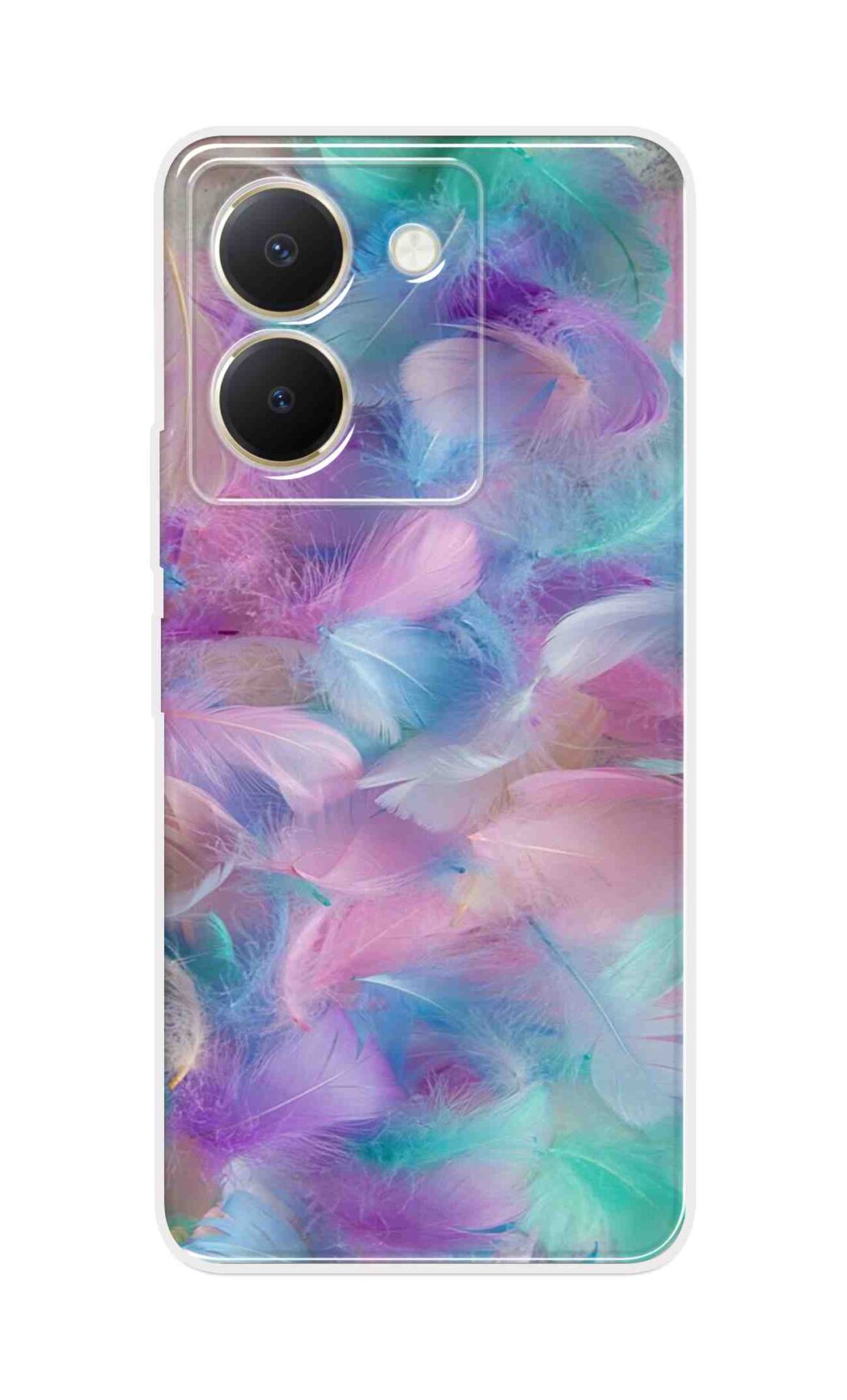 Coberta Back Cover For Vivo Y36 Back Cover Stylish Case - Colourful Wings Design D16007