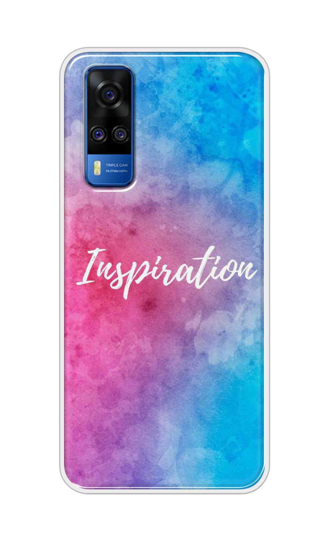 Coberta Back Cover For Vivo Y51 2020 Back Cover Stylish Case - Inspiration in Blue and Pink Design D16051