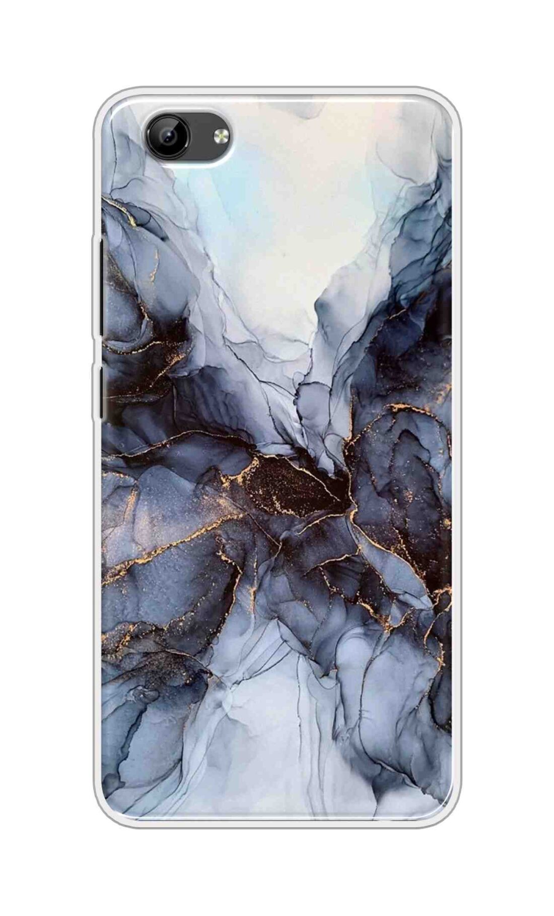 Coberta Back Cover For Vivo Y71i Back Cover Stylish Case - Light Blue Marble Design D16039