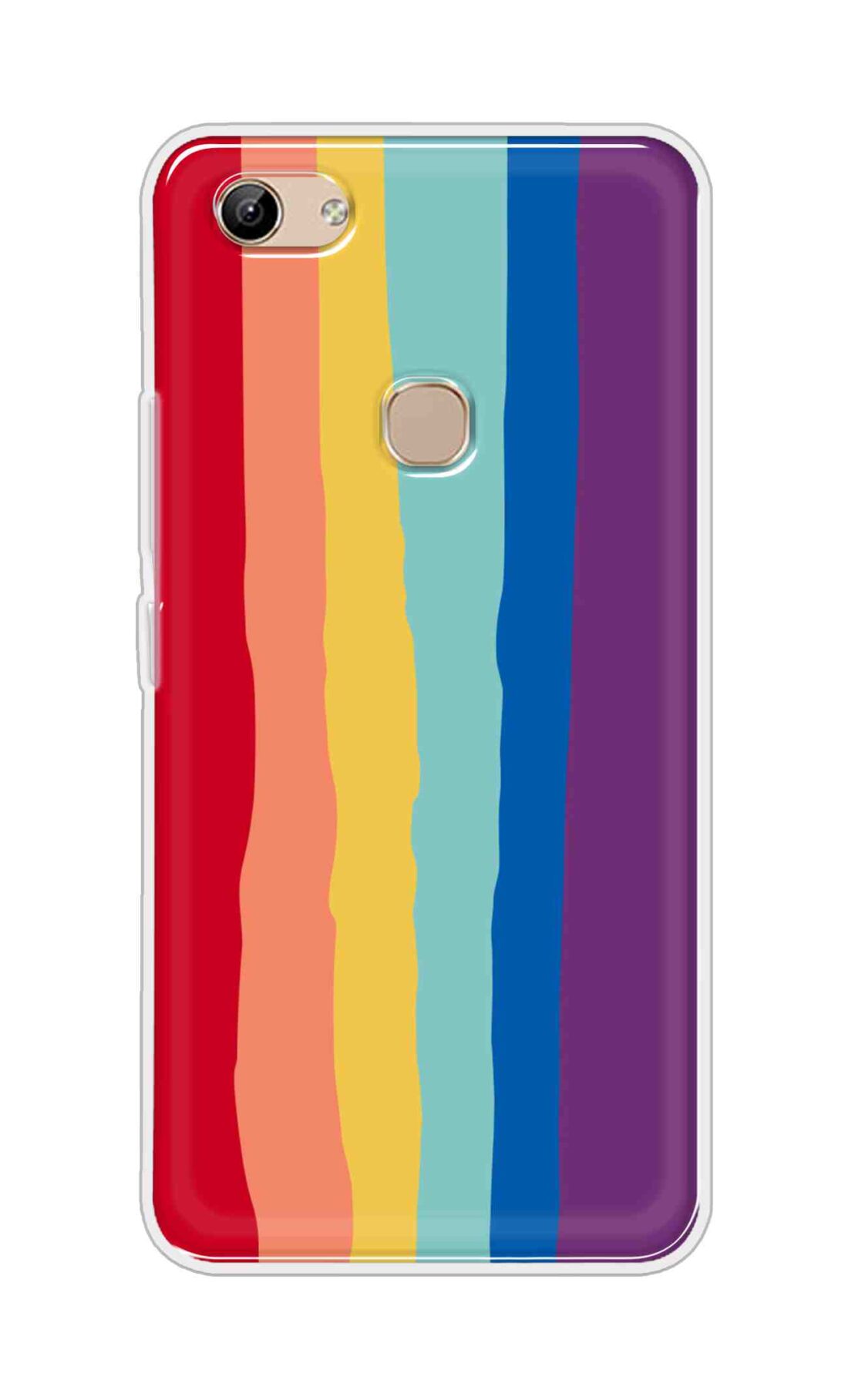 Coberta Back Cover For Vivo Y81 Back Cover Stylish Case - Colourful Rainbow Design D13201
