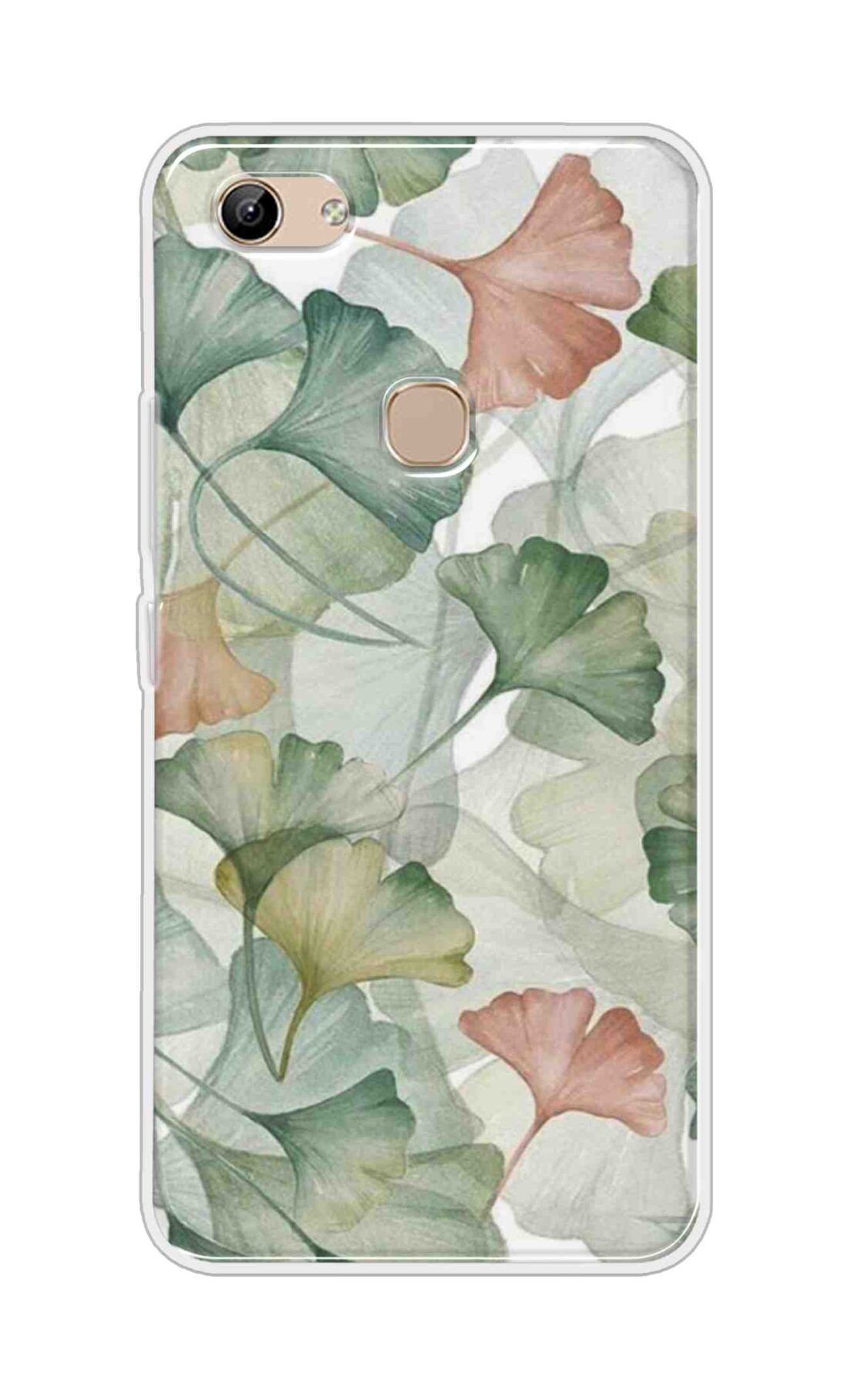 Coberta Back Cover For Vivo Y81 Back Cover Stylish Case - Asthetic Leaves Pattern D14954