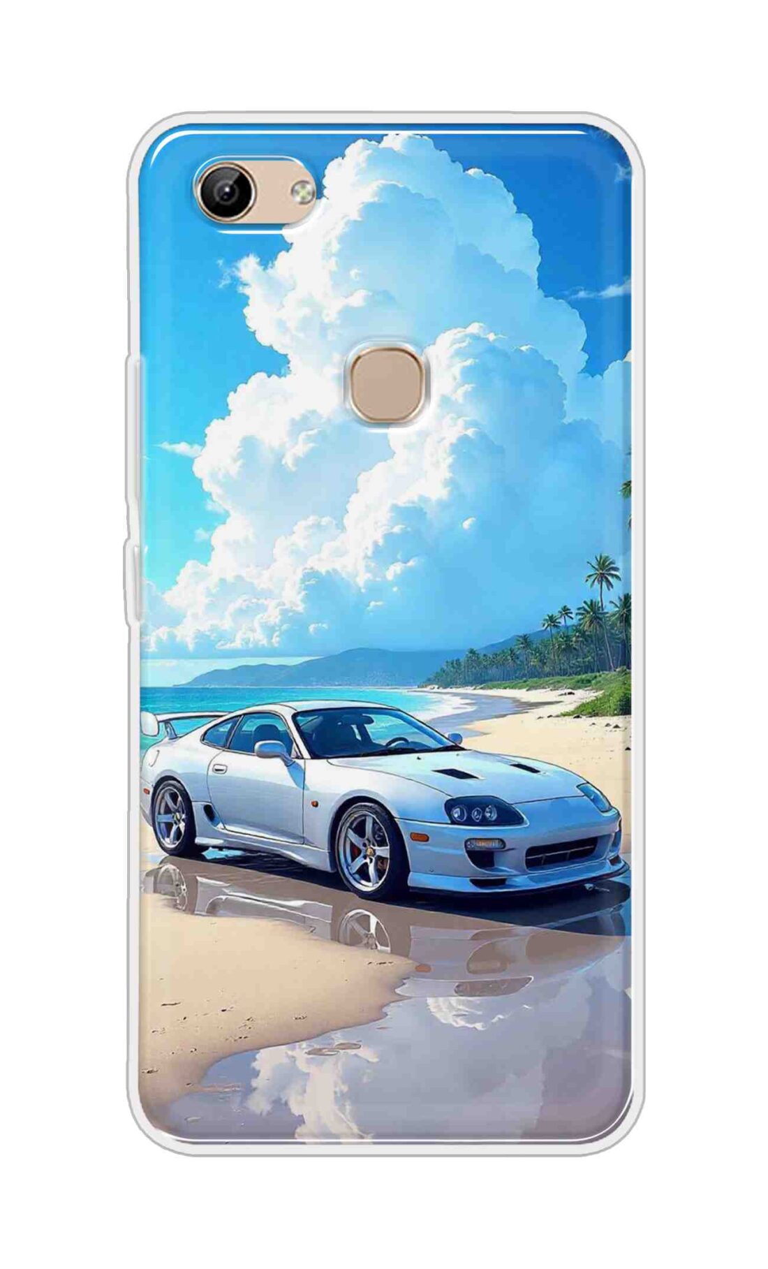 Coberta Back Cover For Vivo Y81 Back Cover Stylish Case - Car in Good Nature Design D16536