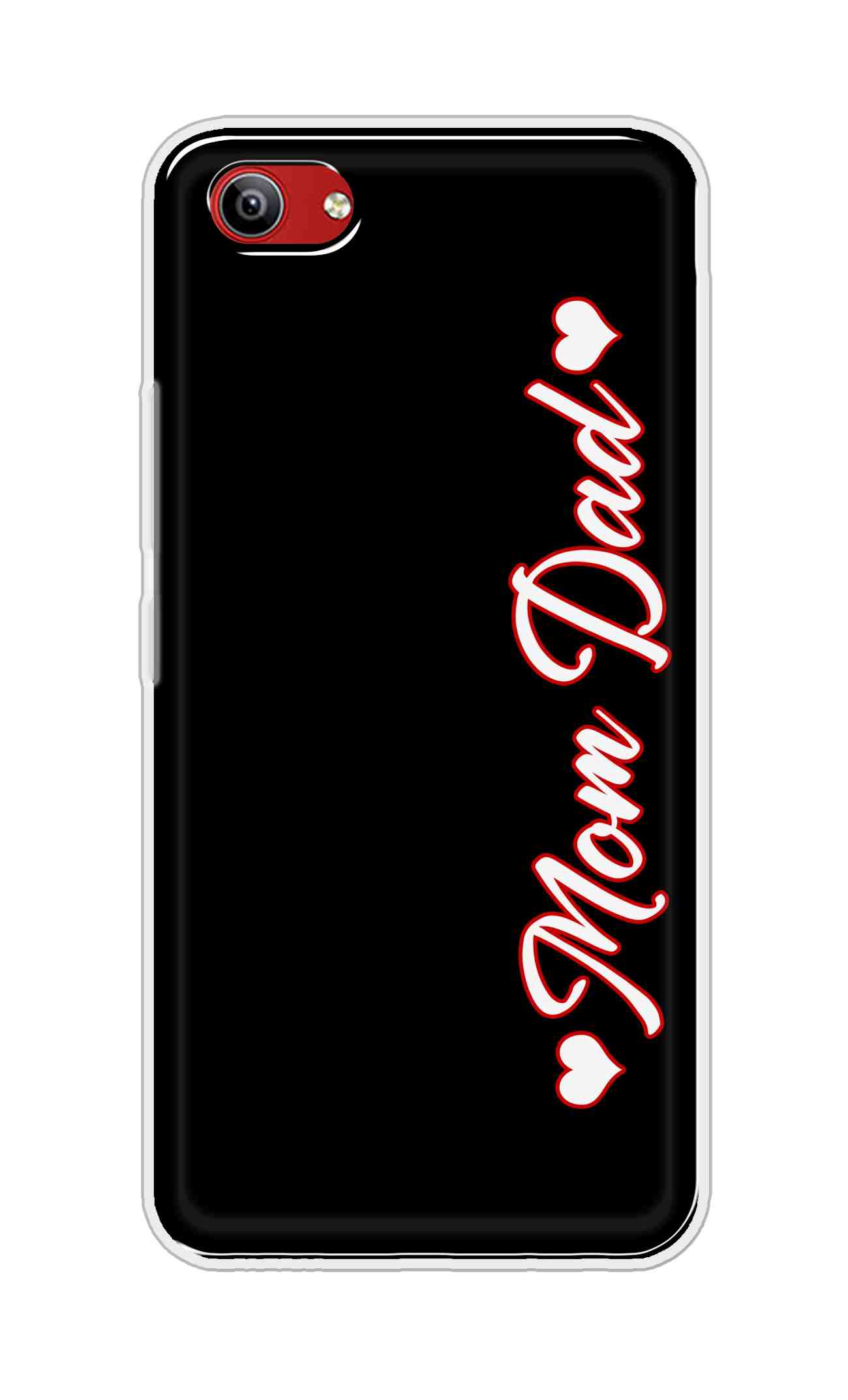 Coberta Back Cover For Vivo Y81i Back Cover Stylish Case - Mom and Dad in Black Design D16655