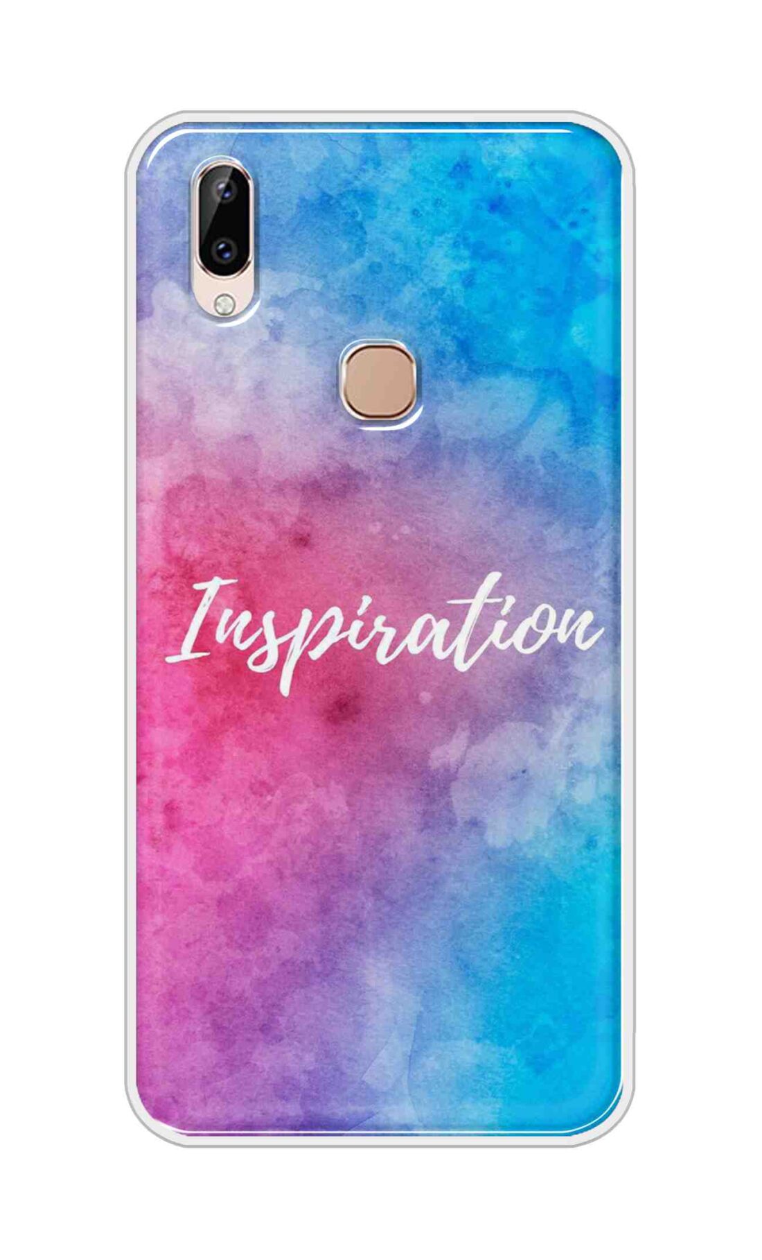 Coberta Back Cover For Vivo Y83 Pro Back Cover Stylish Case - Inspiration in Blue and Pink Design D16051