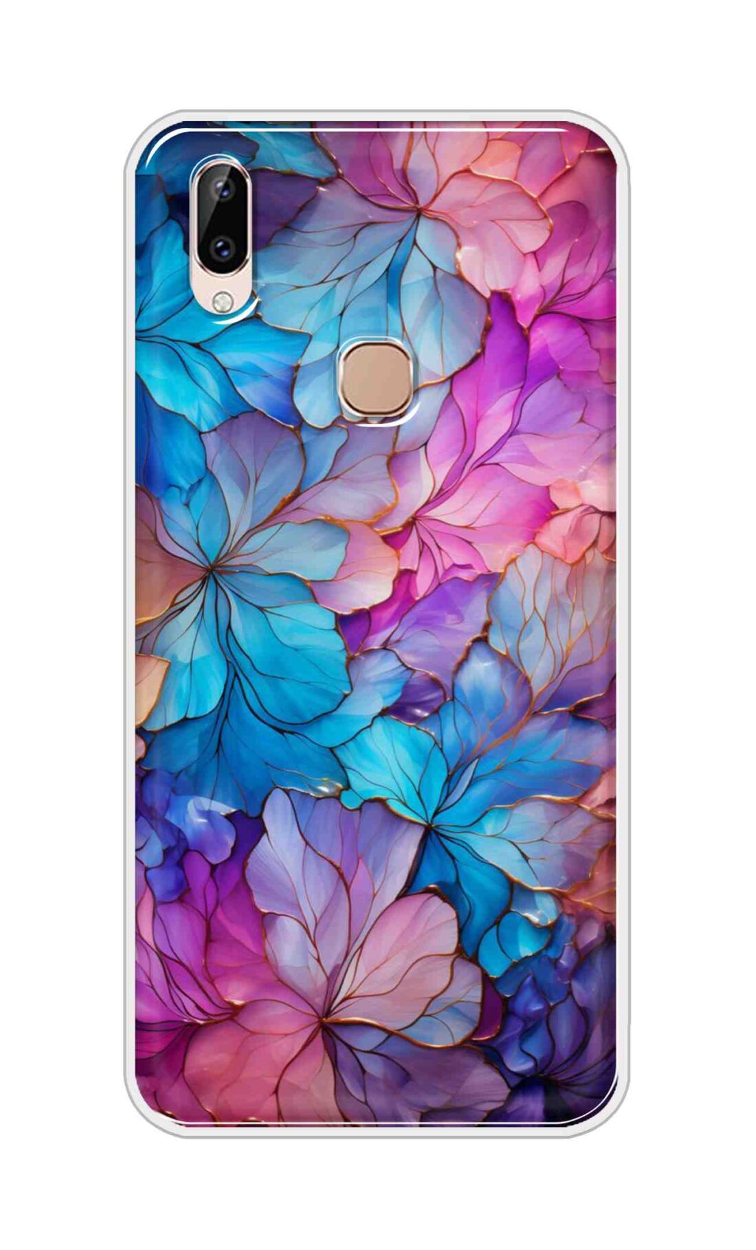 Coberta Back Cover For Vivo Y83 Pro Back Cover Stylish Case - Multicolour Asthetic Flowers Design D16480