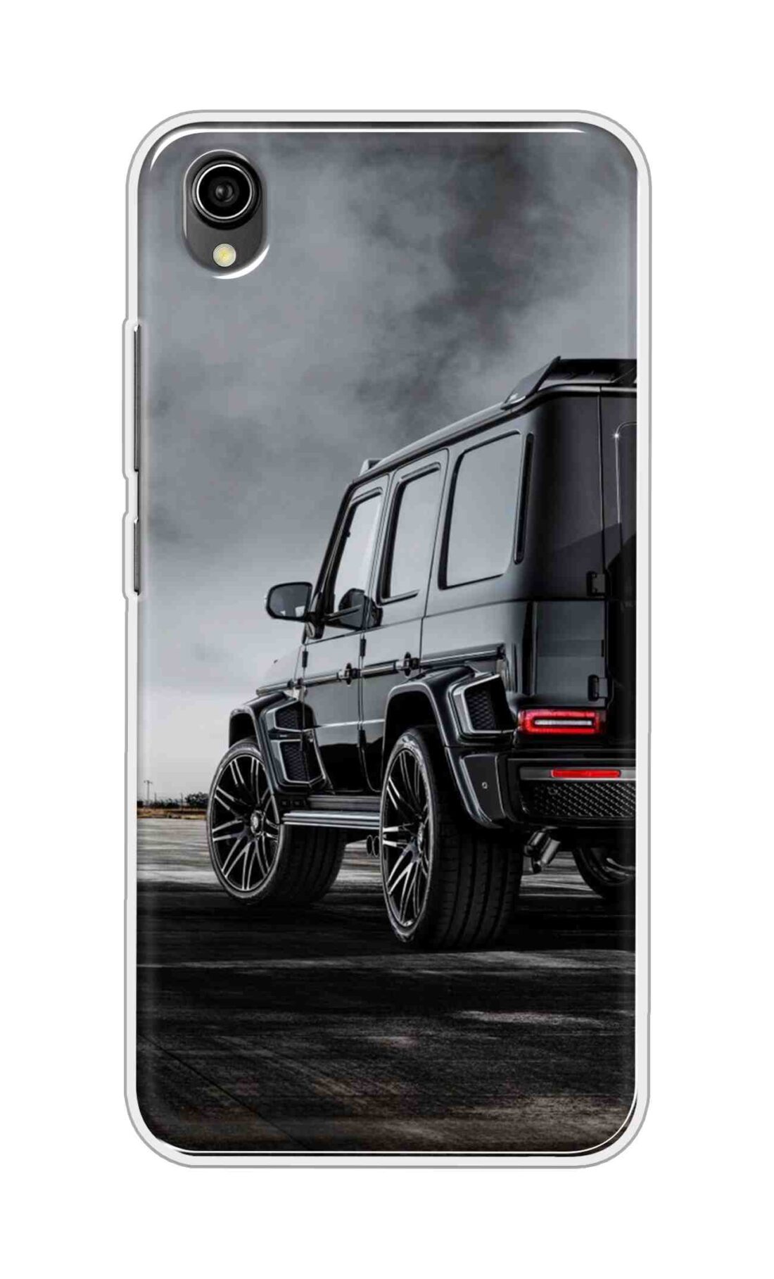 Coberta Back Cover For Vivo Y90 Back Cover Stylish Case - Black Suv Car Design D11967