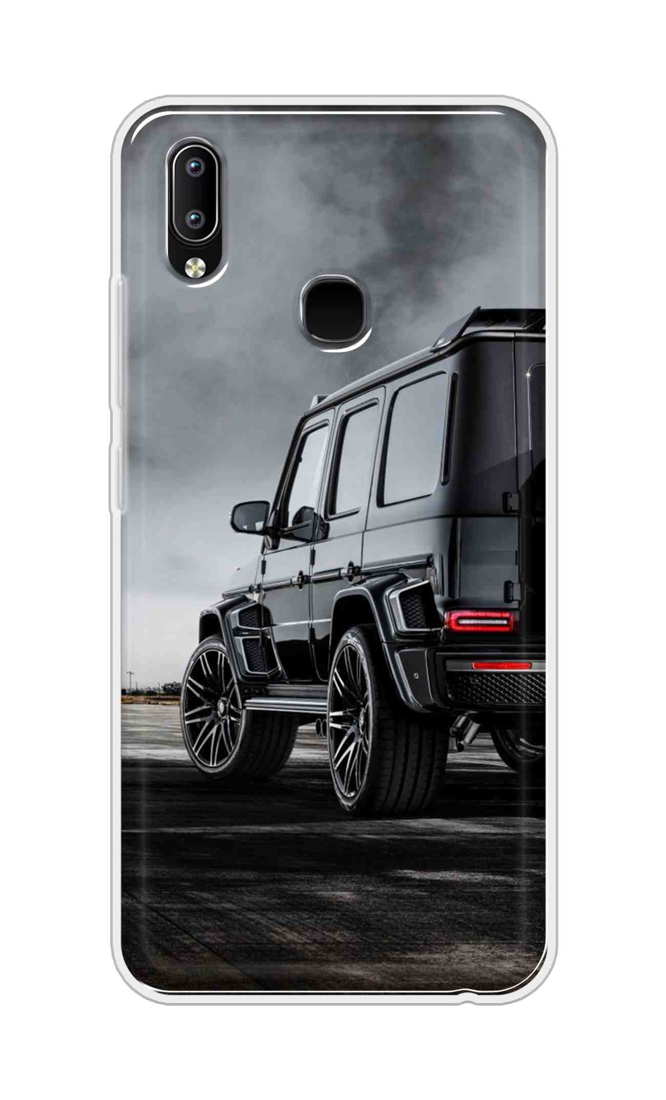 Coberta Back Cover For Vivo Y93 Back Cover Stylish Case - Black Suv Car Design D11967