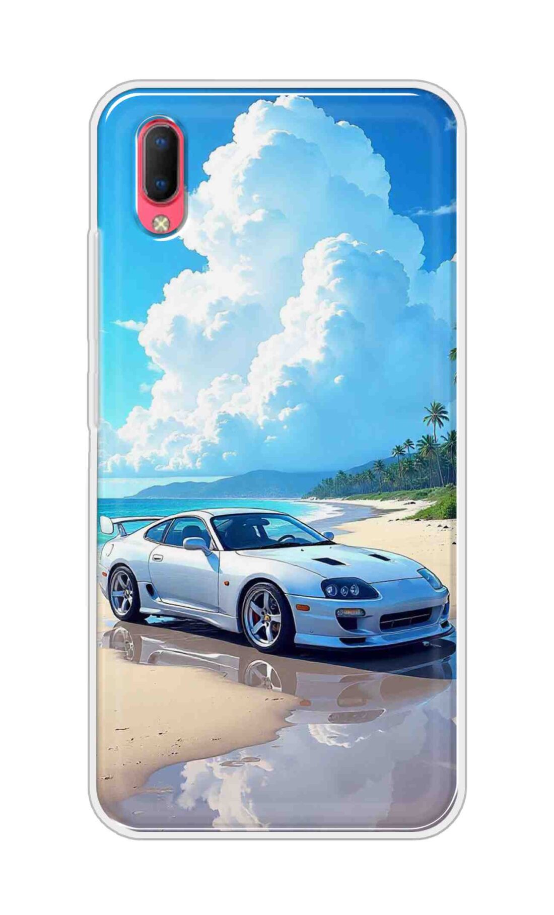 Coberta Back Cover For Vivo Y93s Back Cover Stylish Case - Car in Good Nature Design D16536