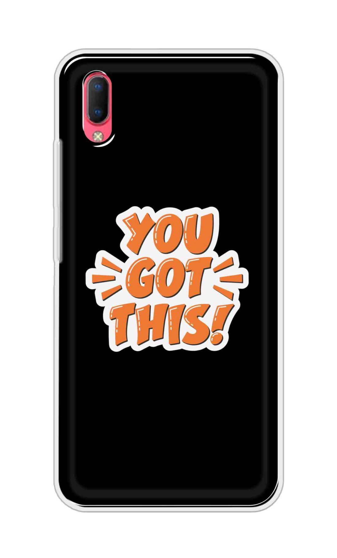 Coberta Back Cover For Vivo Y93s Back Cover Stylish Case - You Got This in Black Design D16649