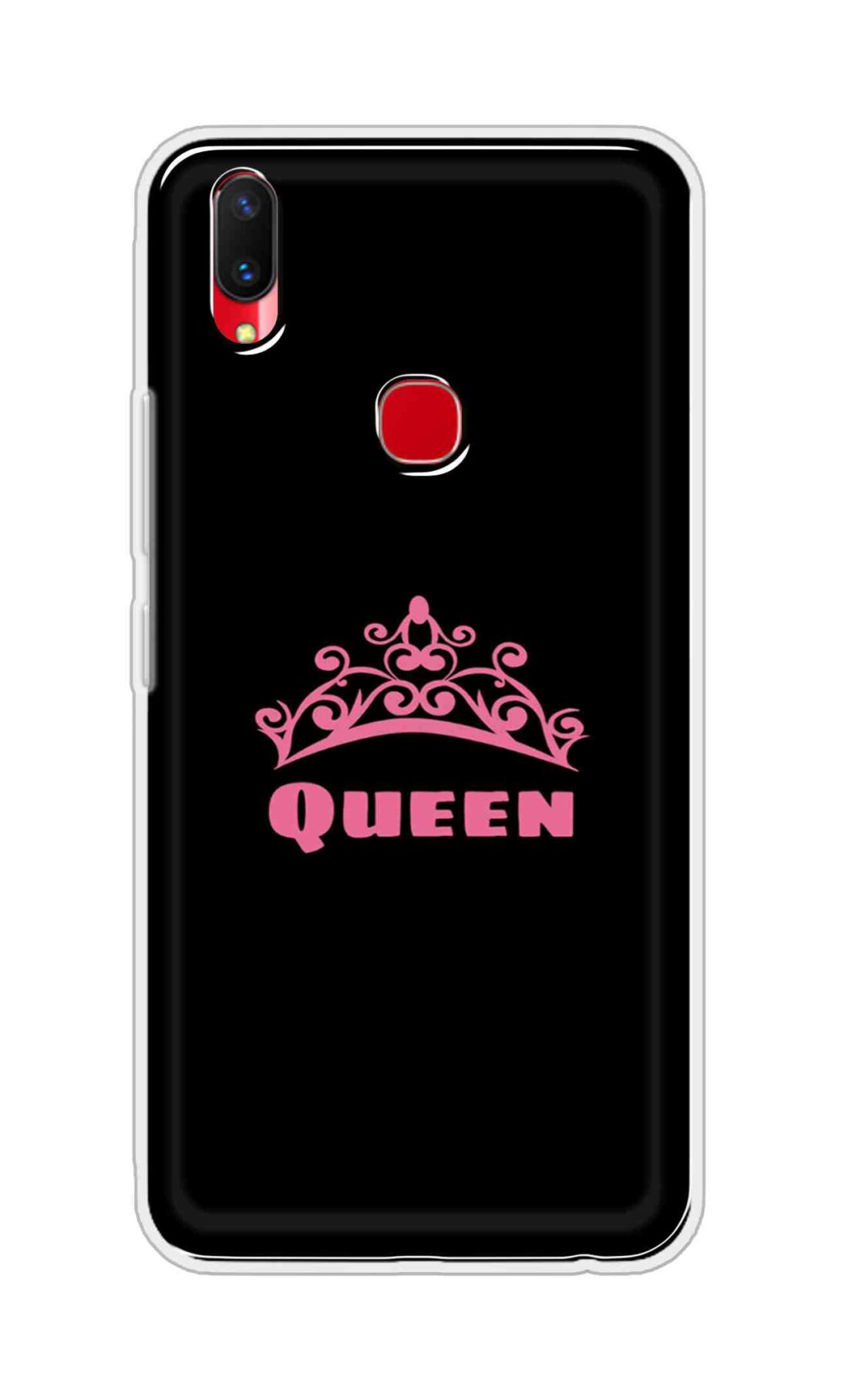Coberta Back Cover For Vivo Z1 Lite Back Cover Stylish Case - Queen Texts in Black Design D11091