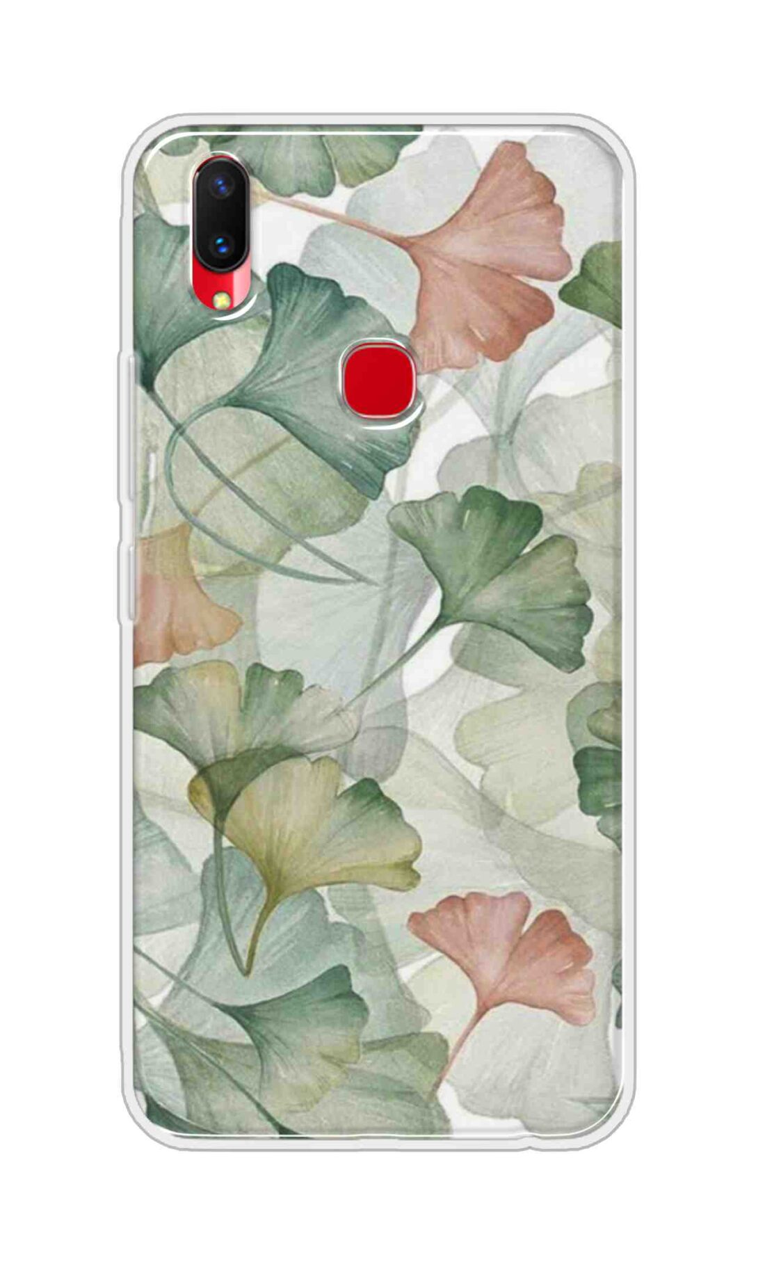 Coberta Back Cover For Vivo Z1 Lite Back Cover Stylish Case - Asthetic Leaves Pattern D14954