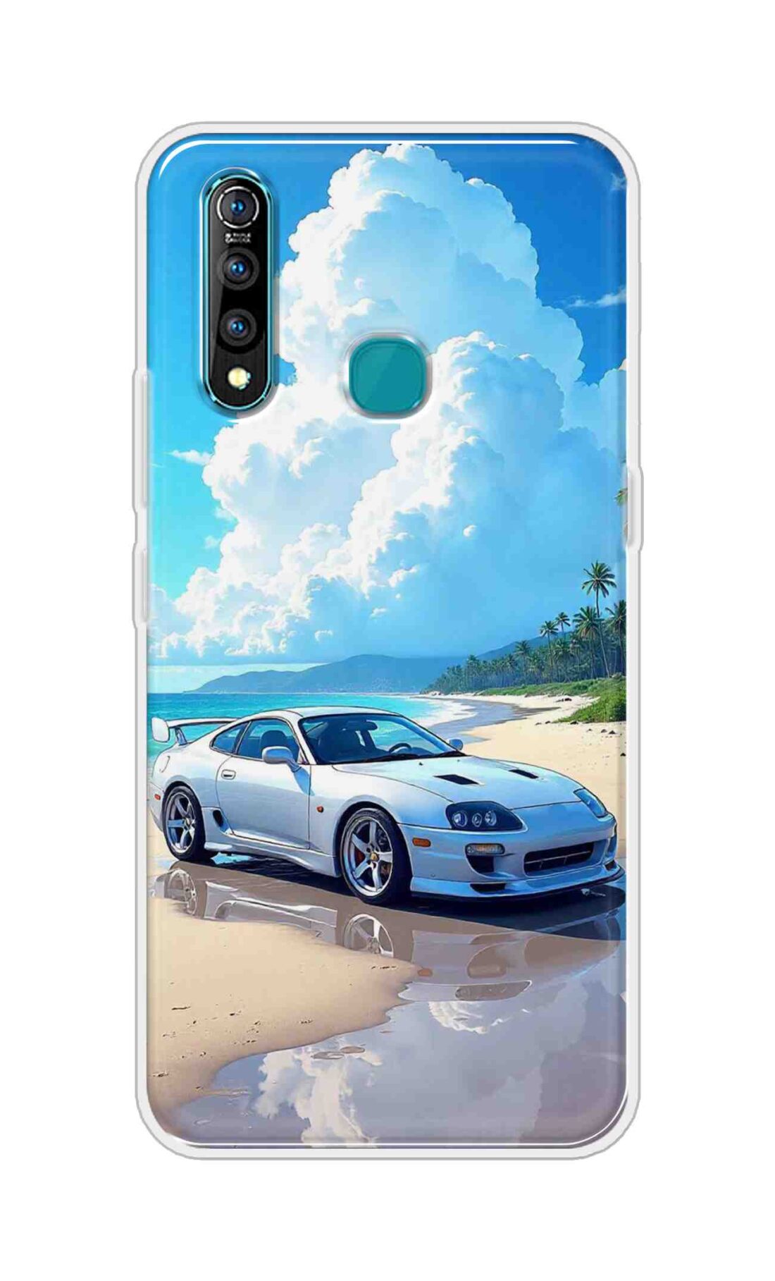 Coberta Back Cover For Vivo Z1 Pro Back Cover Stylish Case - Car in Good Nature Design D16536