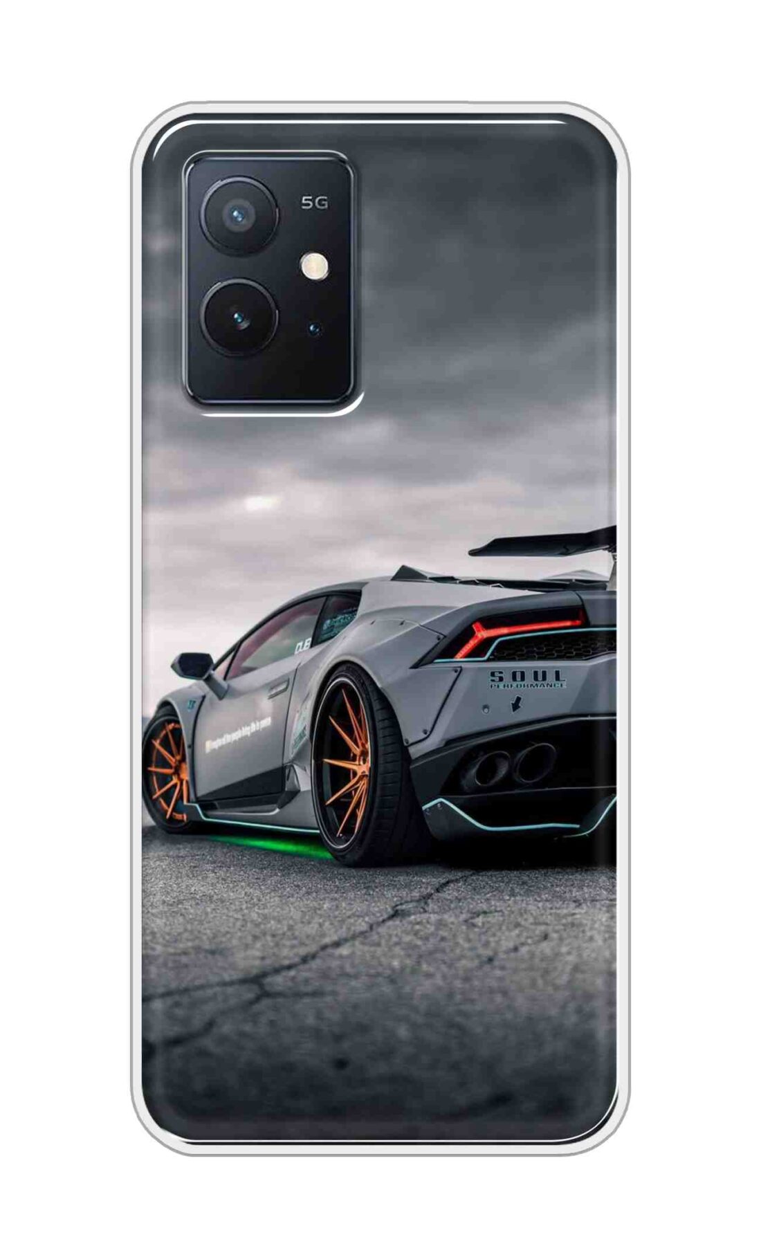 Coberta Back Cover For Vivo iQOO Z6 5G Back Cover Stylish Case - Modified Car Design D16538