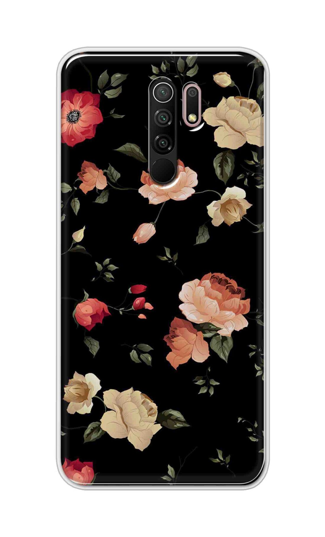 Coberta Back Cover For Xiaomi Redmi 9 Prime Back Cover Stylish Case - Bright Flowers Design D11411