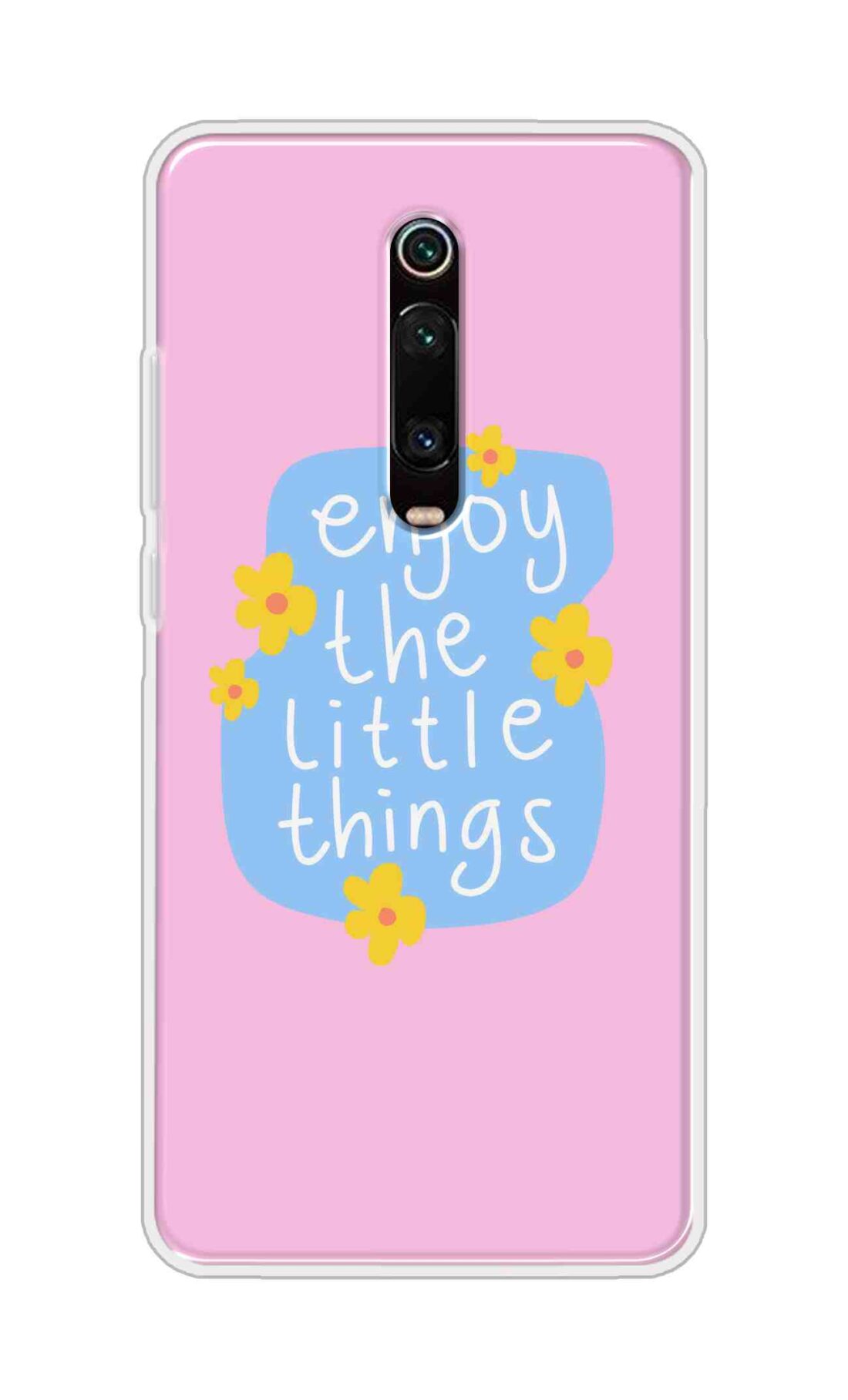 Coberta Back Cover For Redmi K20 Pro Back Cover Stylish Case - Enjoy the Little Things in Pink Design D16504