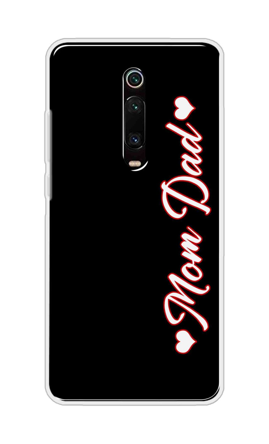 Coberta Back Cover For Redmi K20 Pro Back Cover Stylish Case - Mom and Dad in Black Design D16655