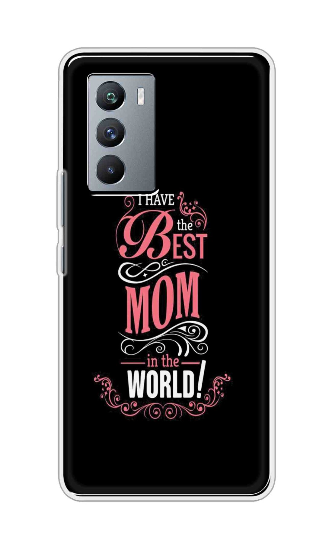 Coberta Back Cover For iQOO 9 SE 5G Back Cover Stylish Case - I Have the Best Mom in the World in Black Design D16497
