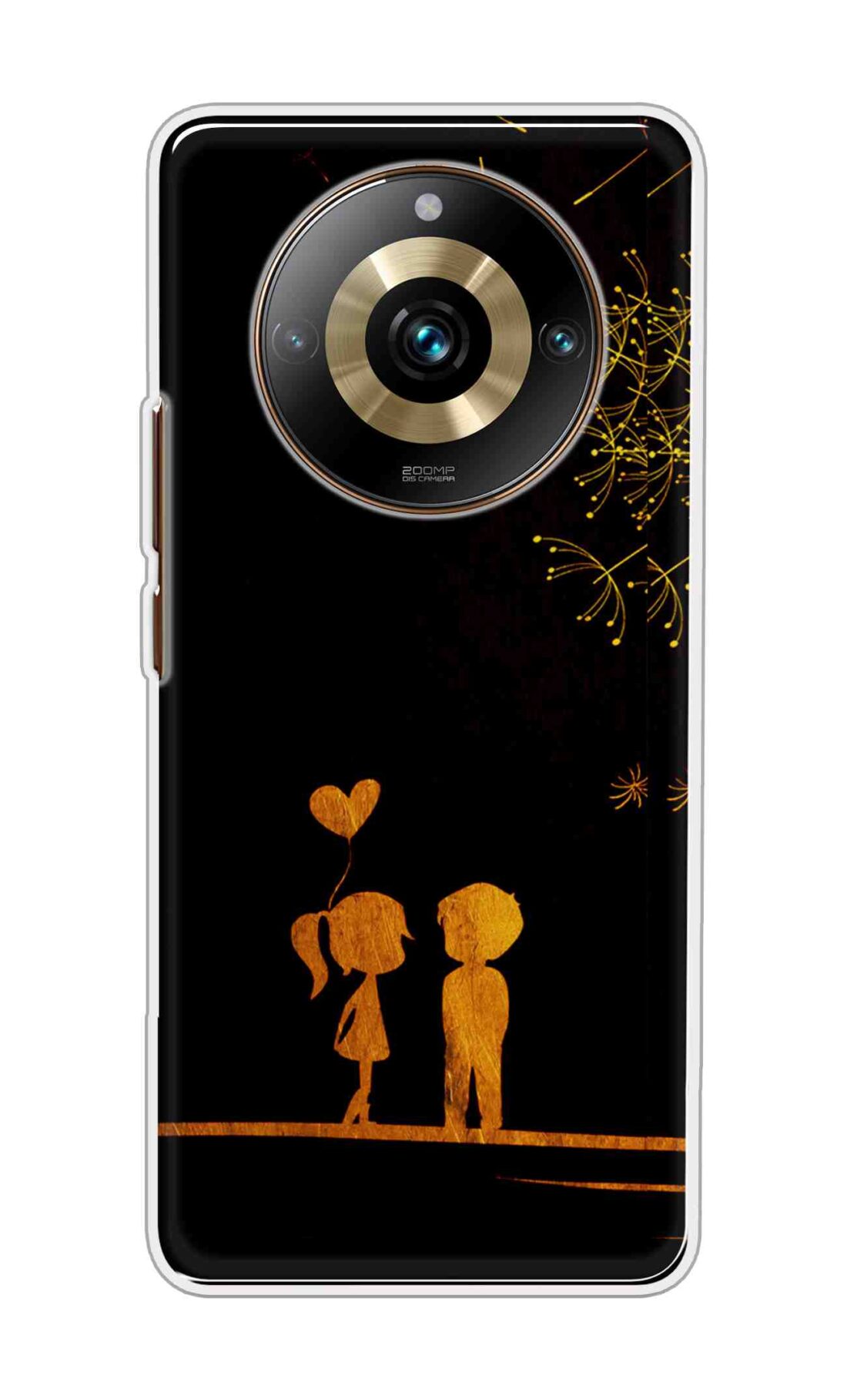 Coberta Back Cover For Realme 11 Pro Plus 5G Back Cover Stylish Case - Girl and Boy Love in Black Design D11017