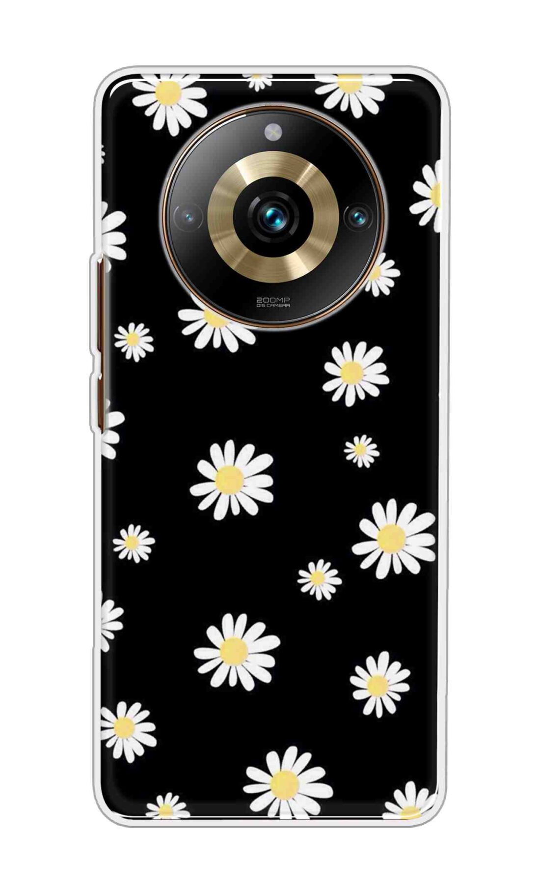 Coberta Back Cover For Realme 11 Pro Plus 5G Back Cover Stylish Case - Sun Flowers in Black Design D11094