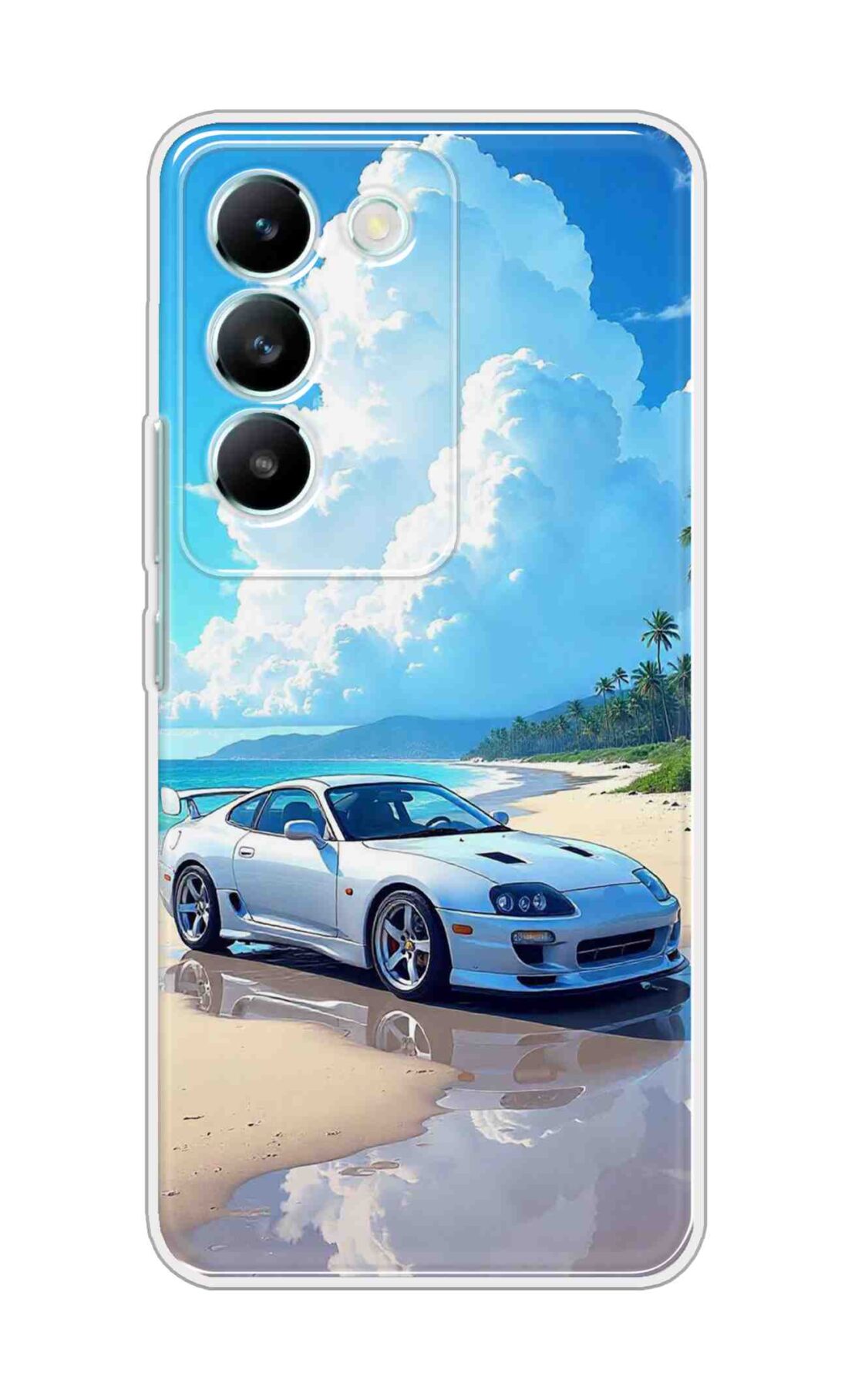 Coberta Back Cover For Vivo T3 5G Back Cover Stylish Case - Car in Good Nature Design D16536