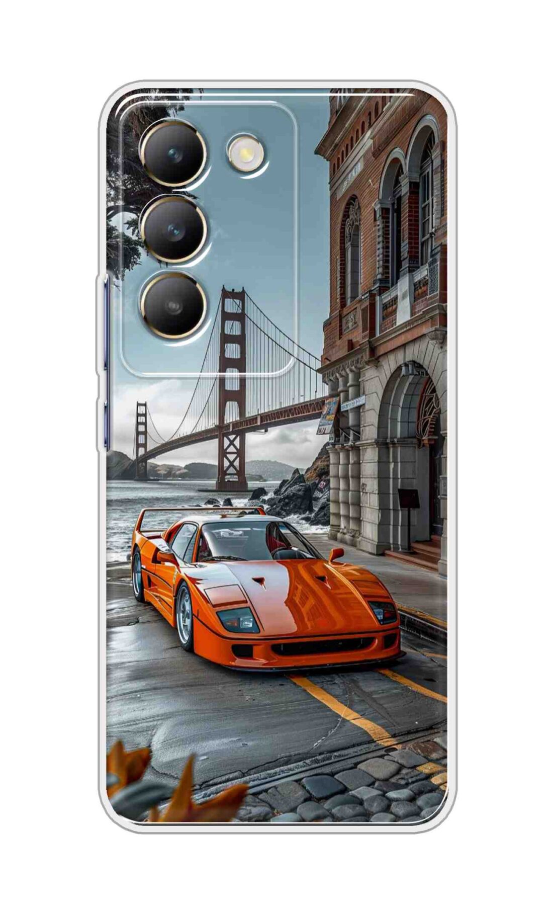 Coberta Back Cover For Realme 14x 5G Back Cover Stylish Case - Modified Red Car Design D16592