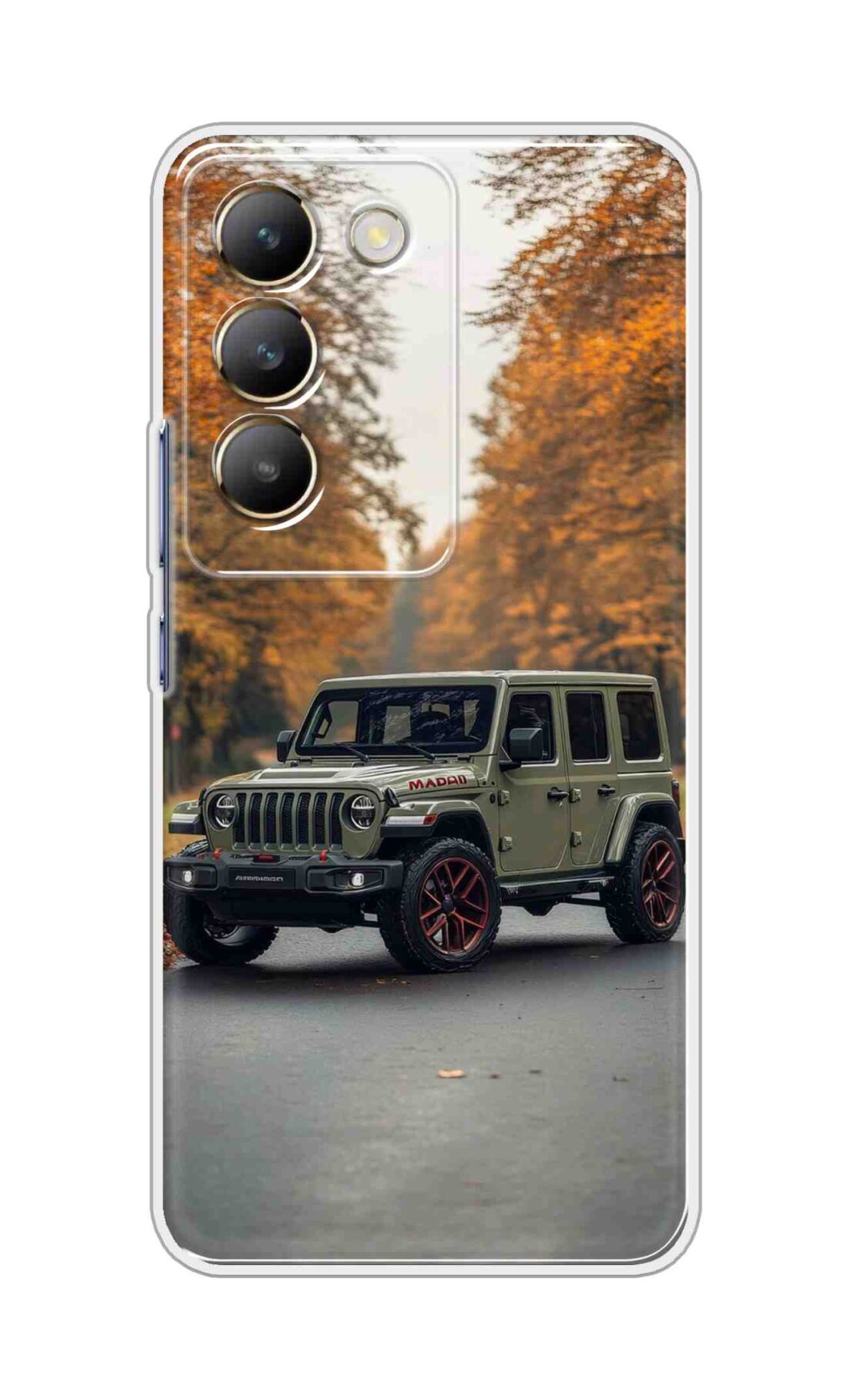 Coberta Back Cover For Realme V60 Pro Back Cover Stylish Case - Green Jeep Design D16620