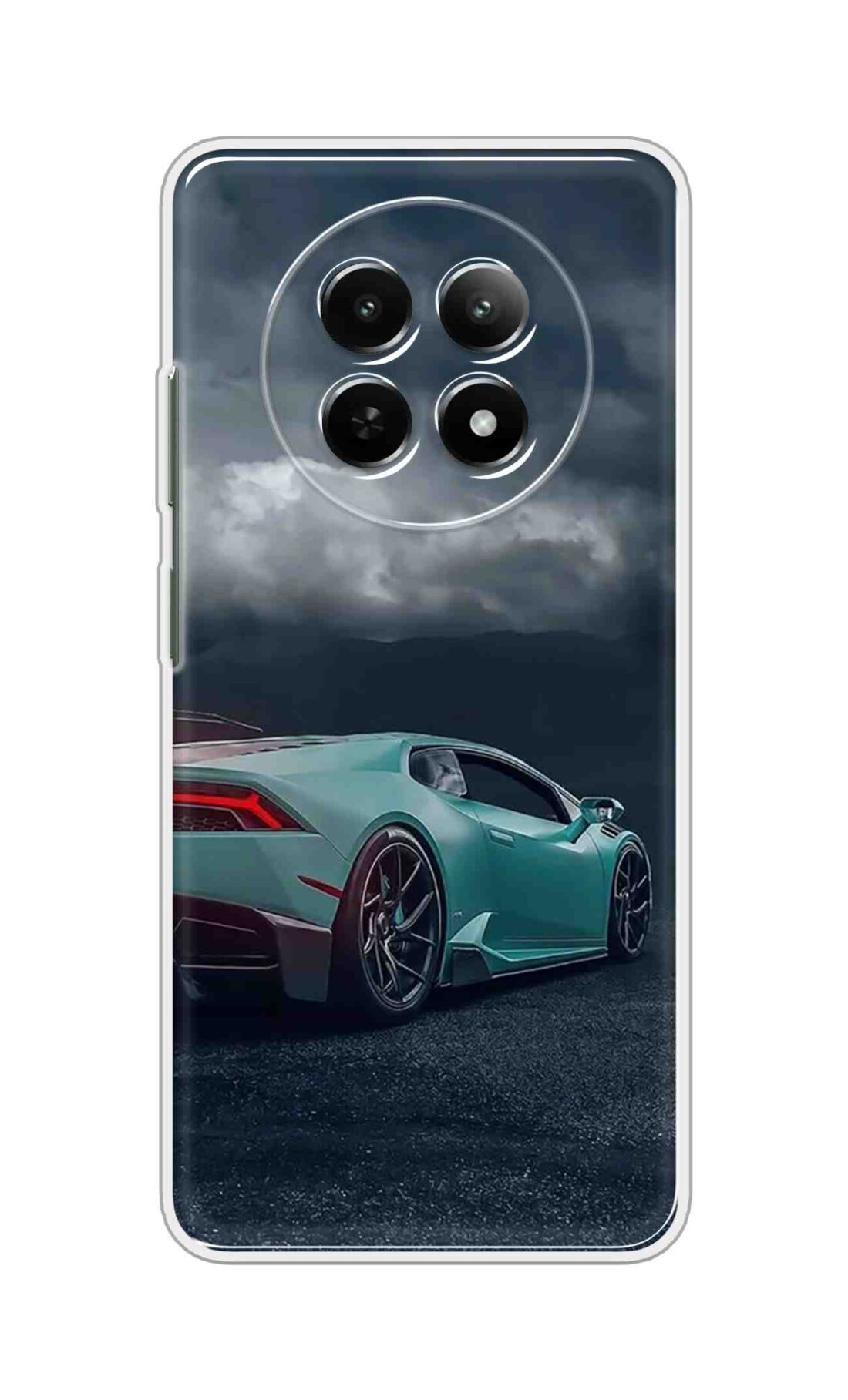 Printed TPU Back Cover For Realme 14 Pro Lite 5G - Blue Car Design D12241