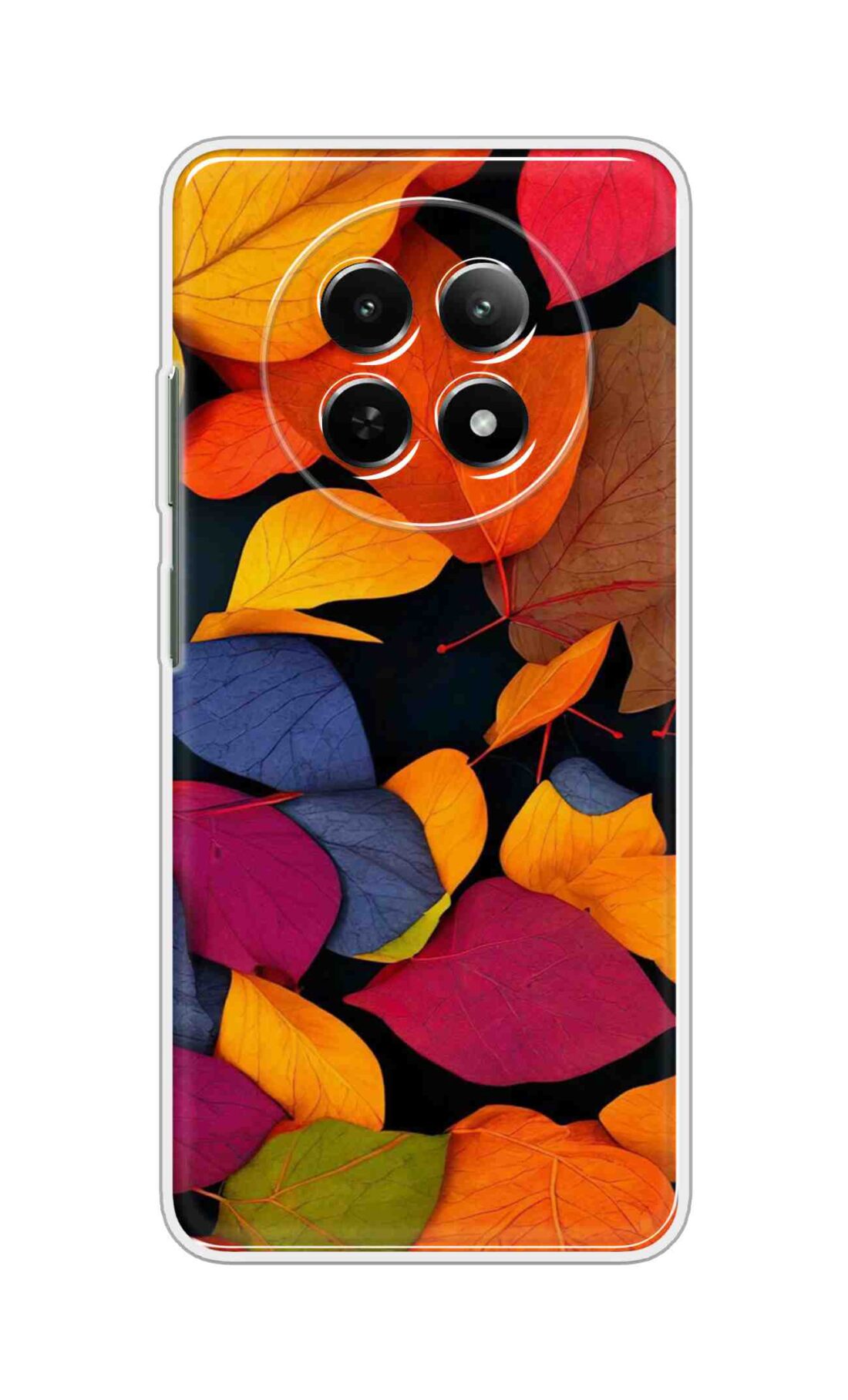 Printed TPU Back Cover For Realme 14 Pro Lite 5G - Colorful Leaf Bright Design D14967
