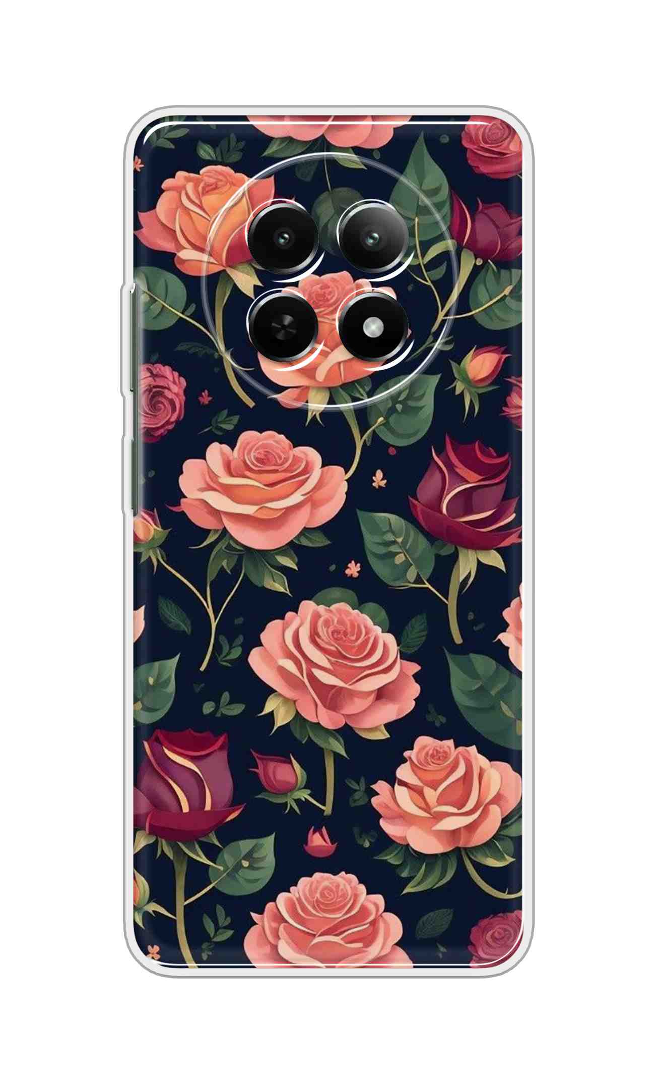 Printed TPU Back Cover For Realme 14 Pro Lite 5G - Roses Confetti D16271