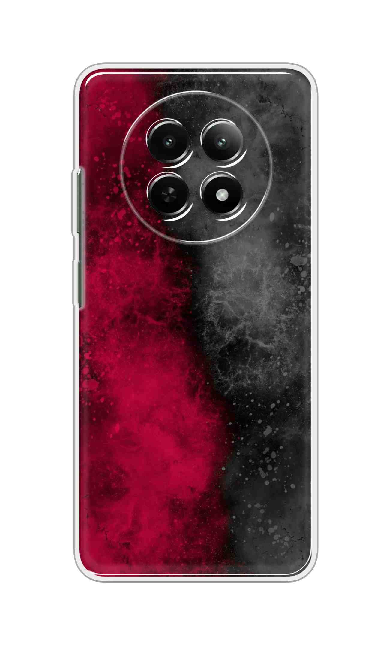 Printed TPU Back Cover For Realme 14 Pro Lite 5G - Red Grey Waters D16483