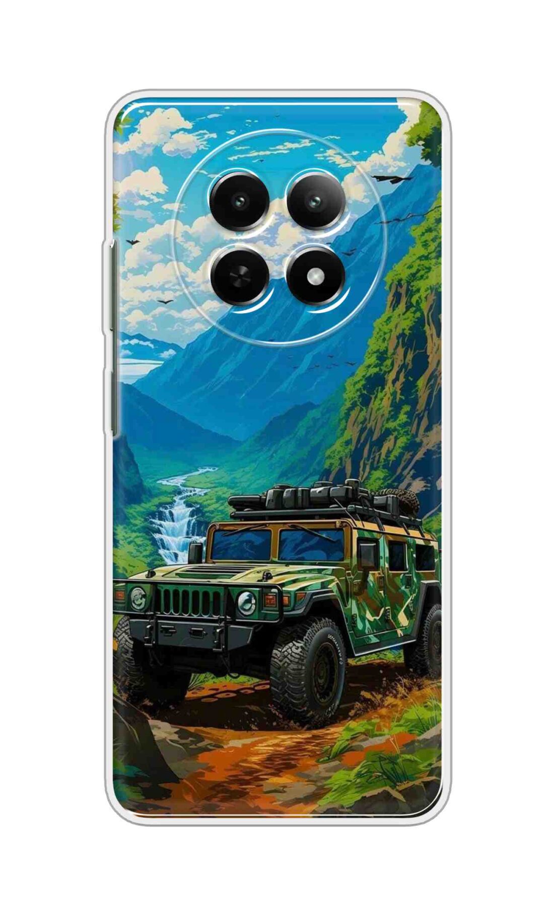 Printed TPU Back Cover For Realme 14 Pro Lite 5G - Off Road SUV Design D16487