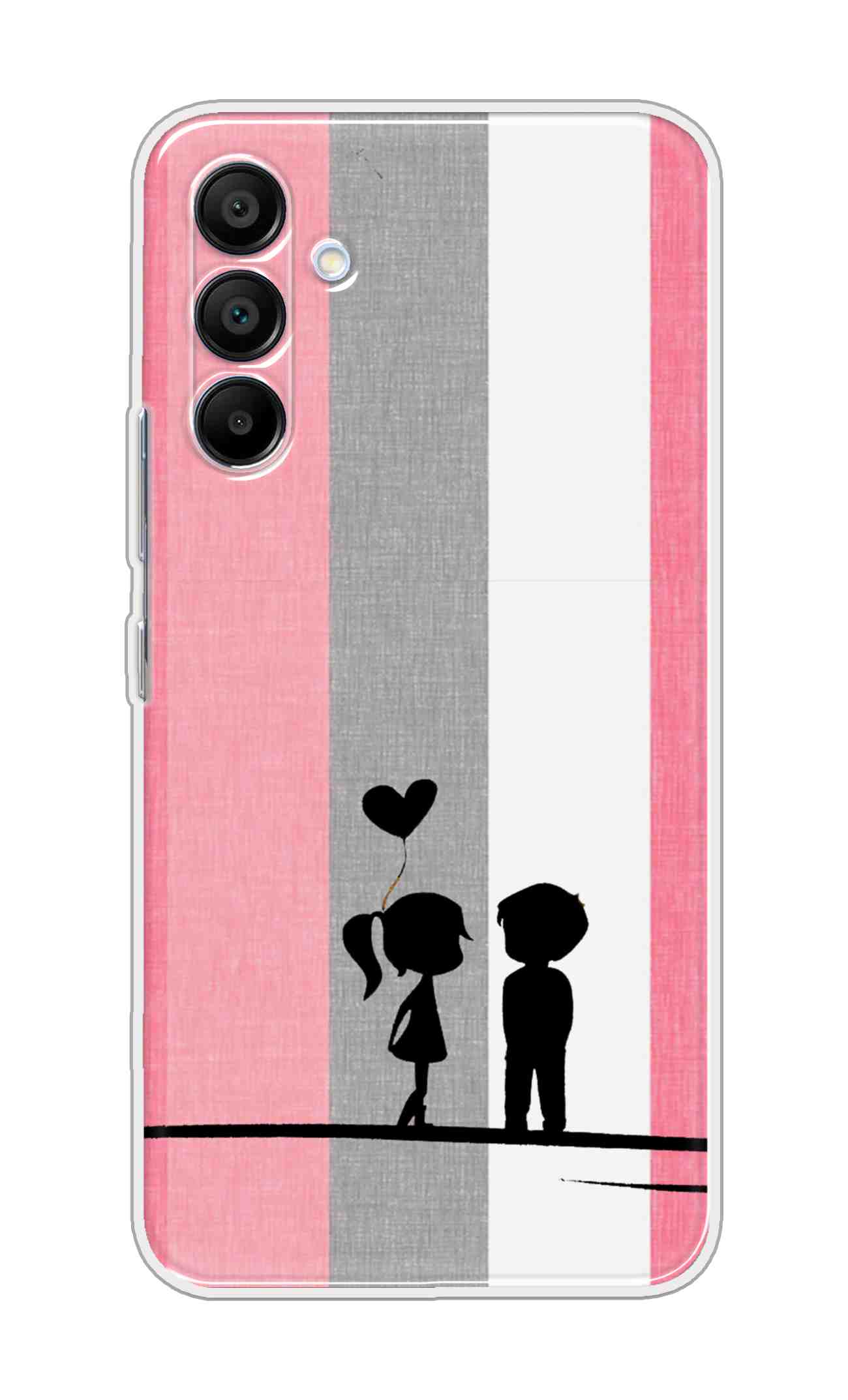 Printed TPU Back Cover For Samsung Galaxy M16 5G - Multicolor Girl Boy Gift Love D11895