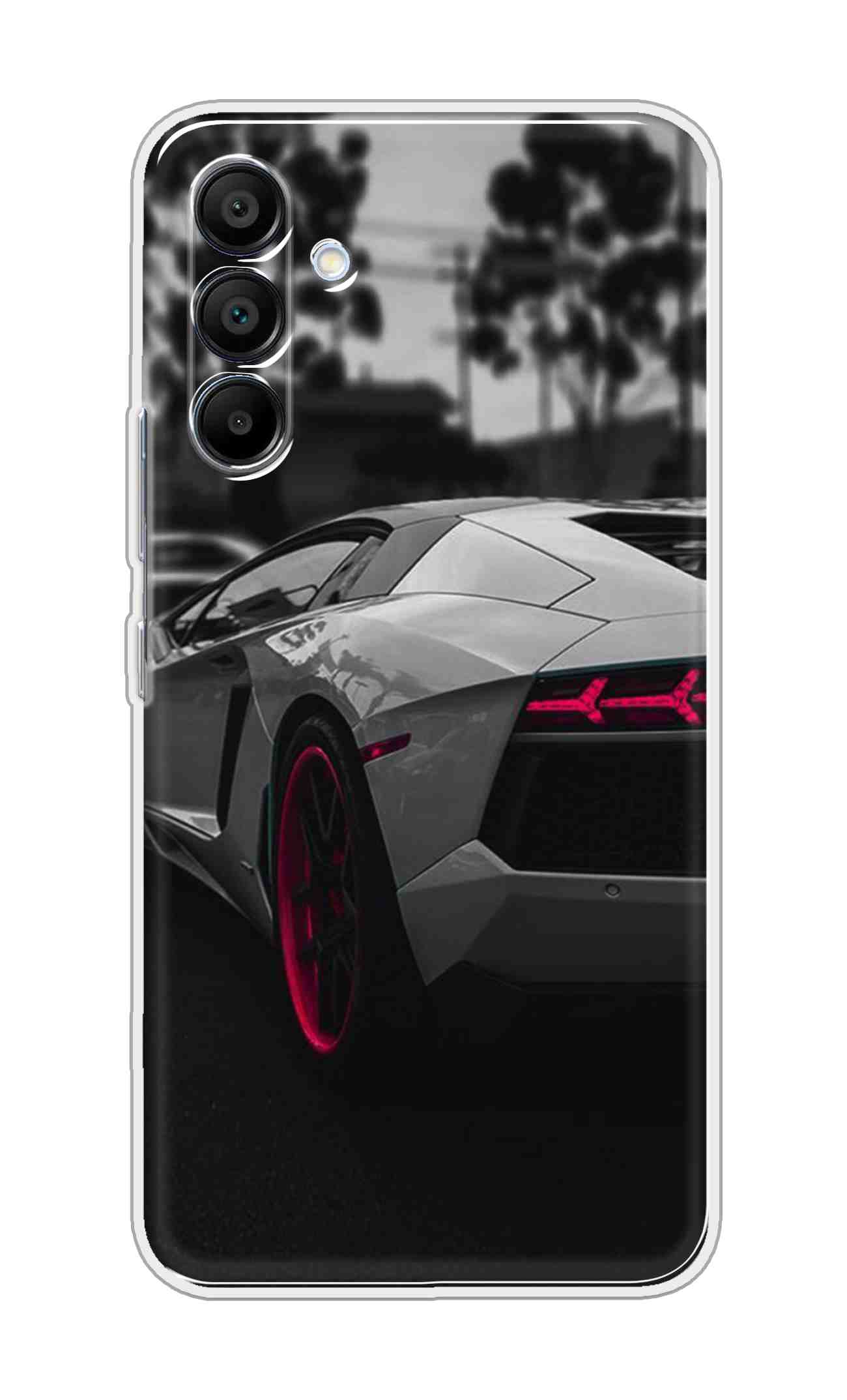 Printed TPU Back Cover For Samsung Galaxy A26 5G - Sports Car Design D12044