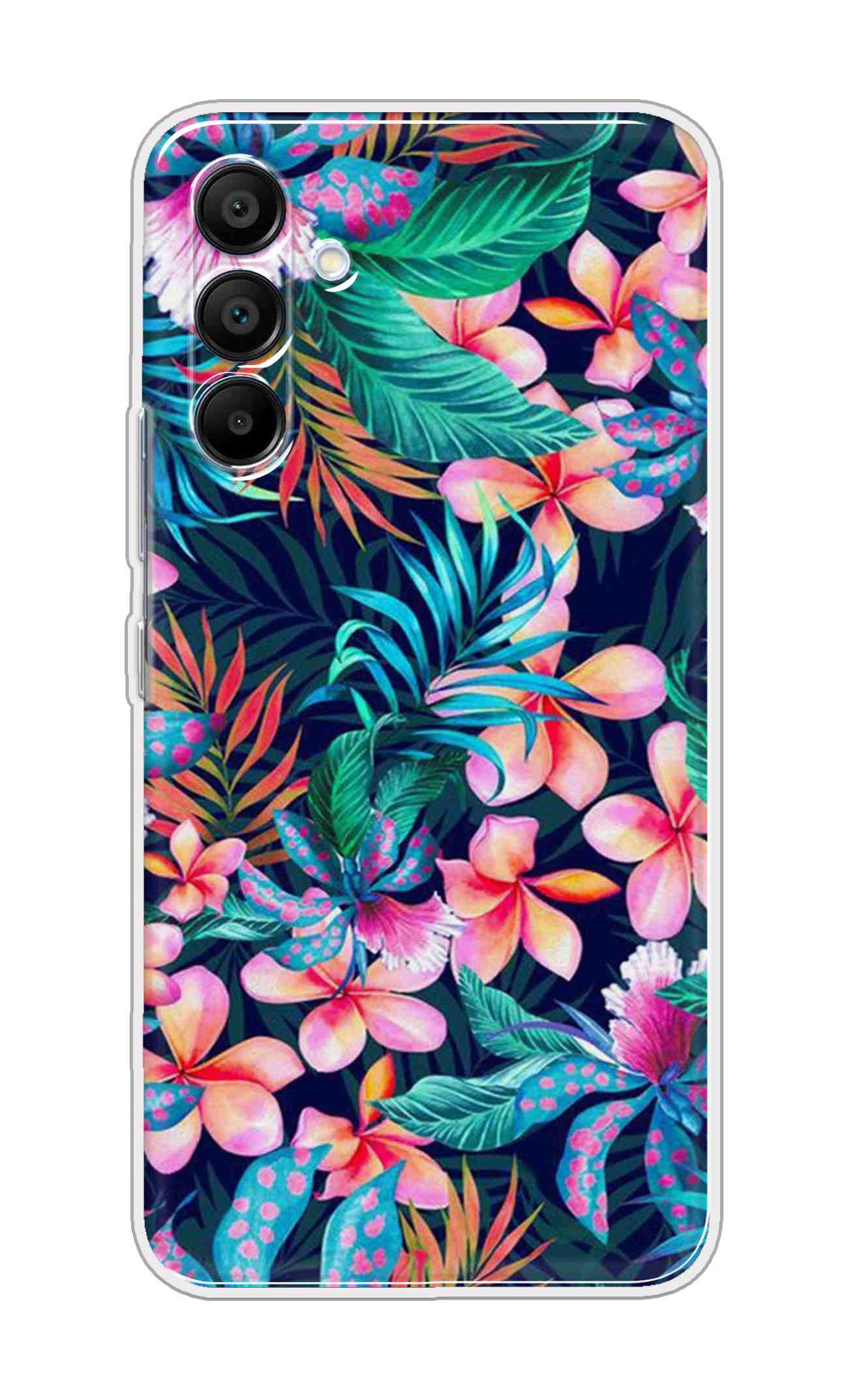 Printed TPU Back Cover For Samsung Galaxy M16 5G - Colourful Flowers D12139