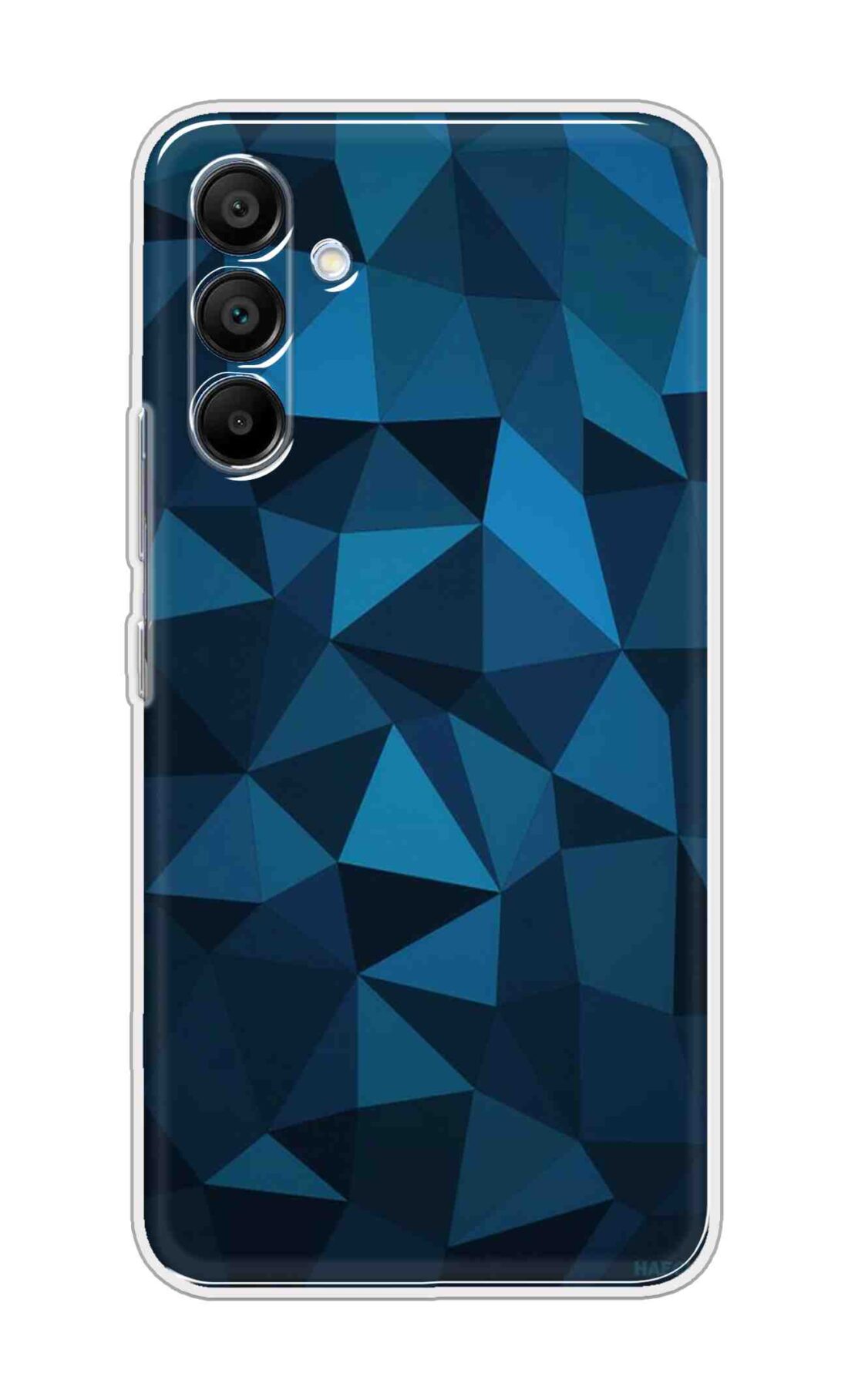 Printed TPU Back Cover For Samsung Galaxy A56 5G - Dark Blue Abstract D14943