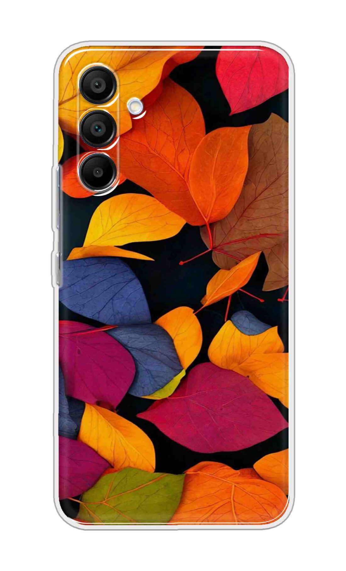Printed TPU Back Cover For Samsung Galaxy M16 5G - Colorful Leaf Bright Design D14967