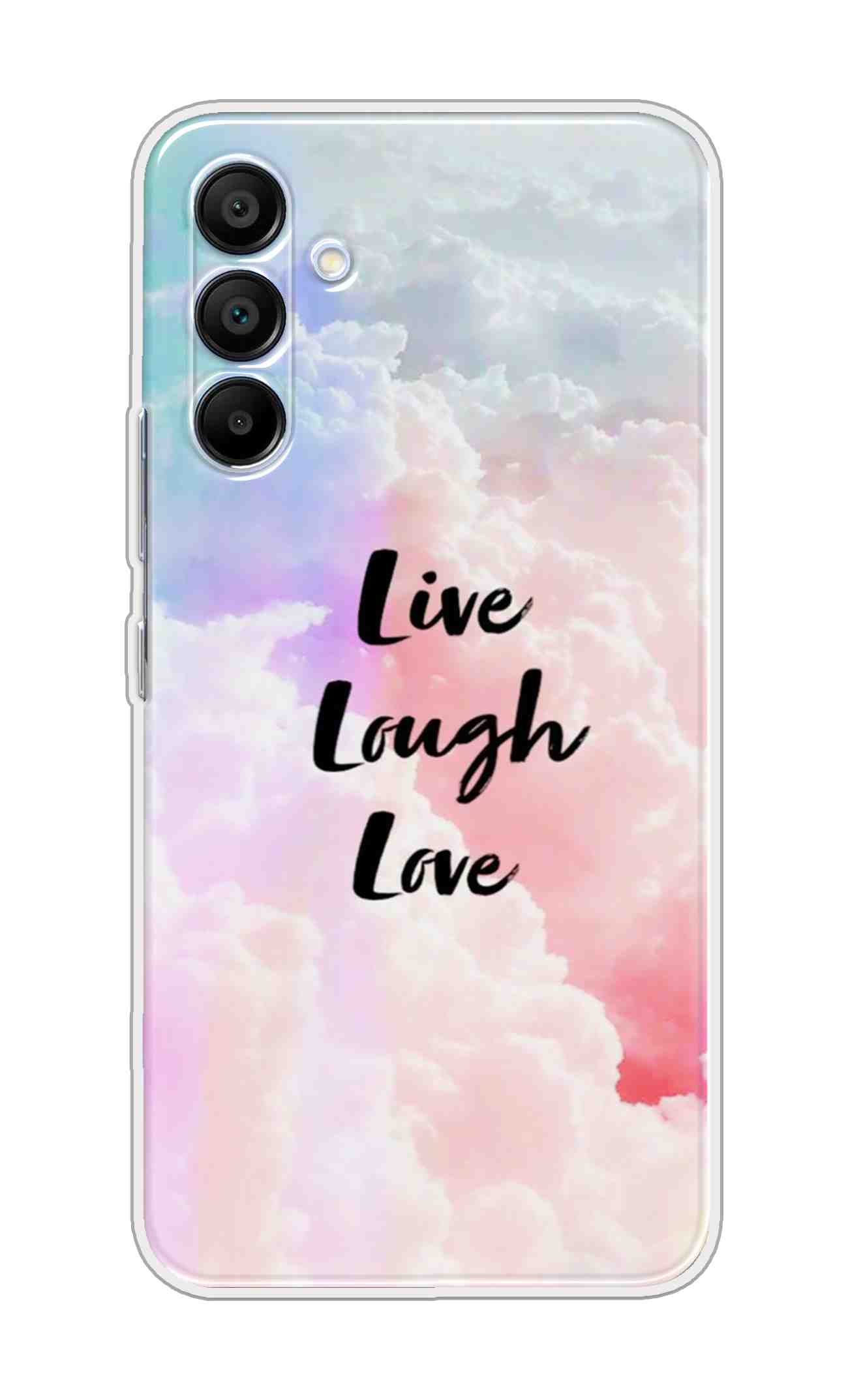 Printed TPU Back Cover For Samsung Galaxy A36 5G - Live Laugh Love D16091