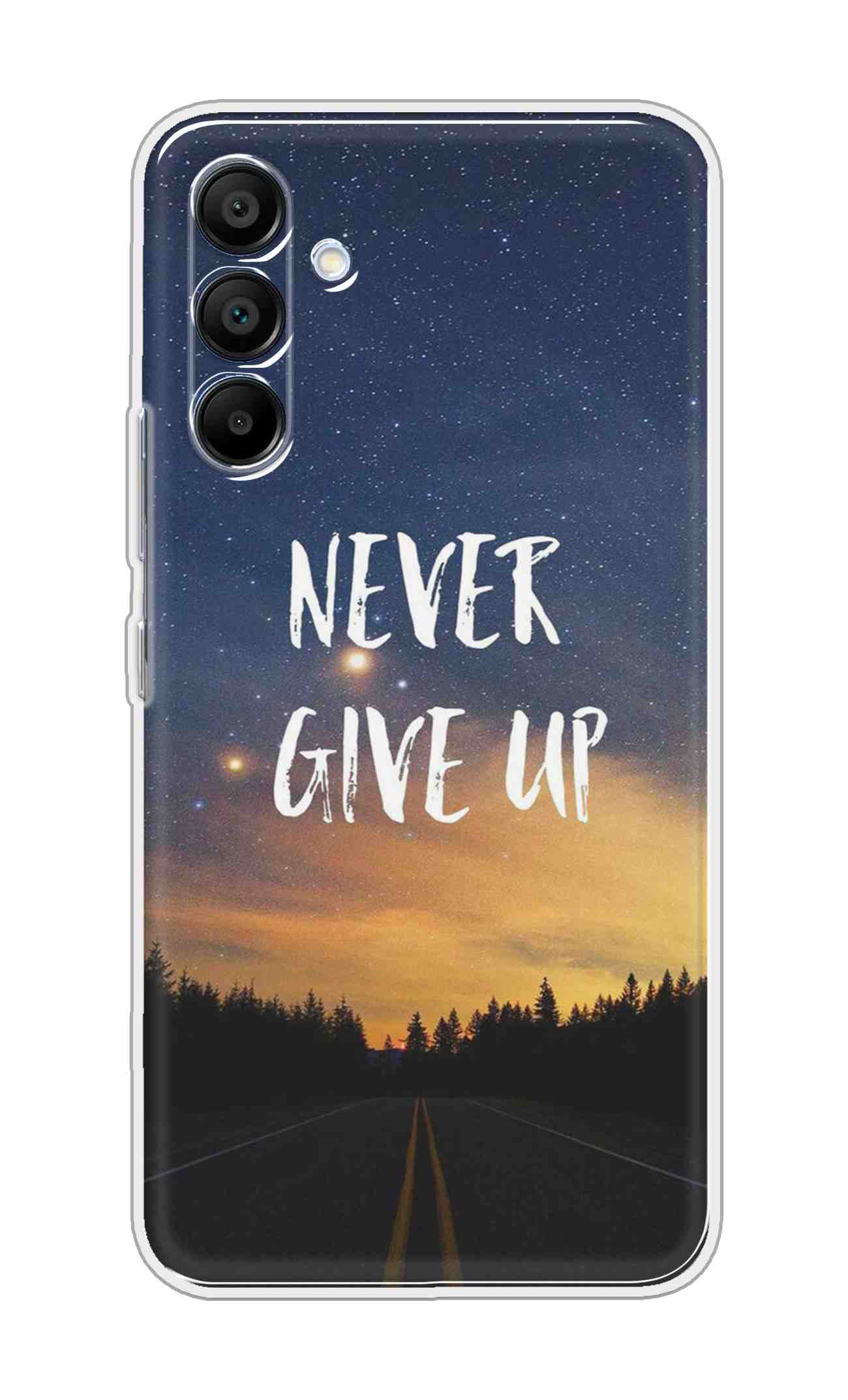 Printed TPU Back Cover For Samsung Galaxy A56 5G - Never Give Up Night Back Ground D16174